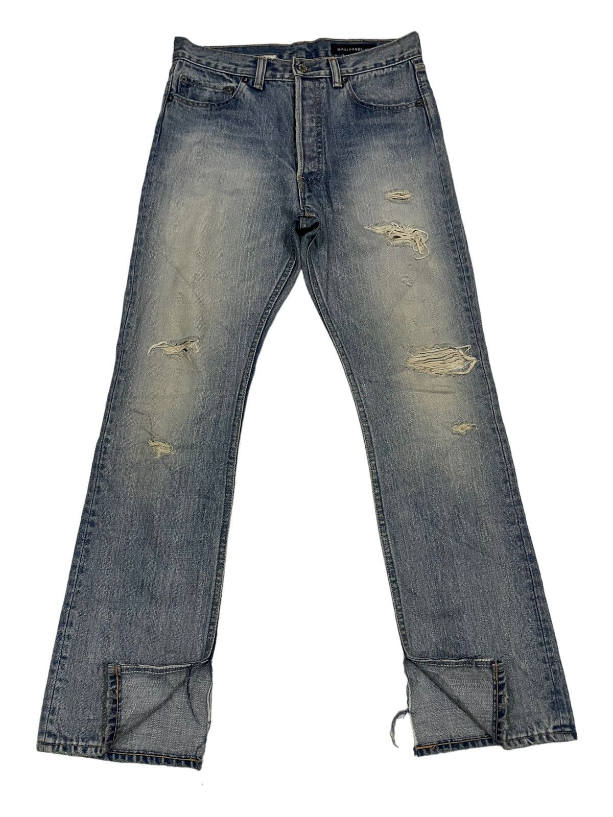 Japanese Brand × Seditionaries Vtg Madison Blue by Mariko Nakayama Distressed Jeans Size US 31 - 1 Thumbnail