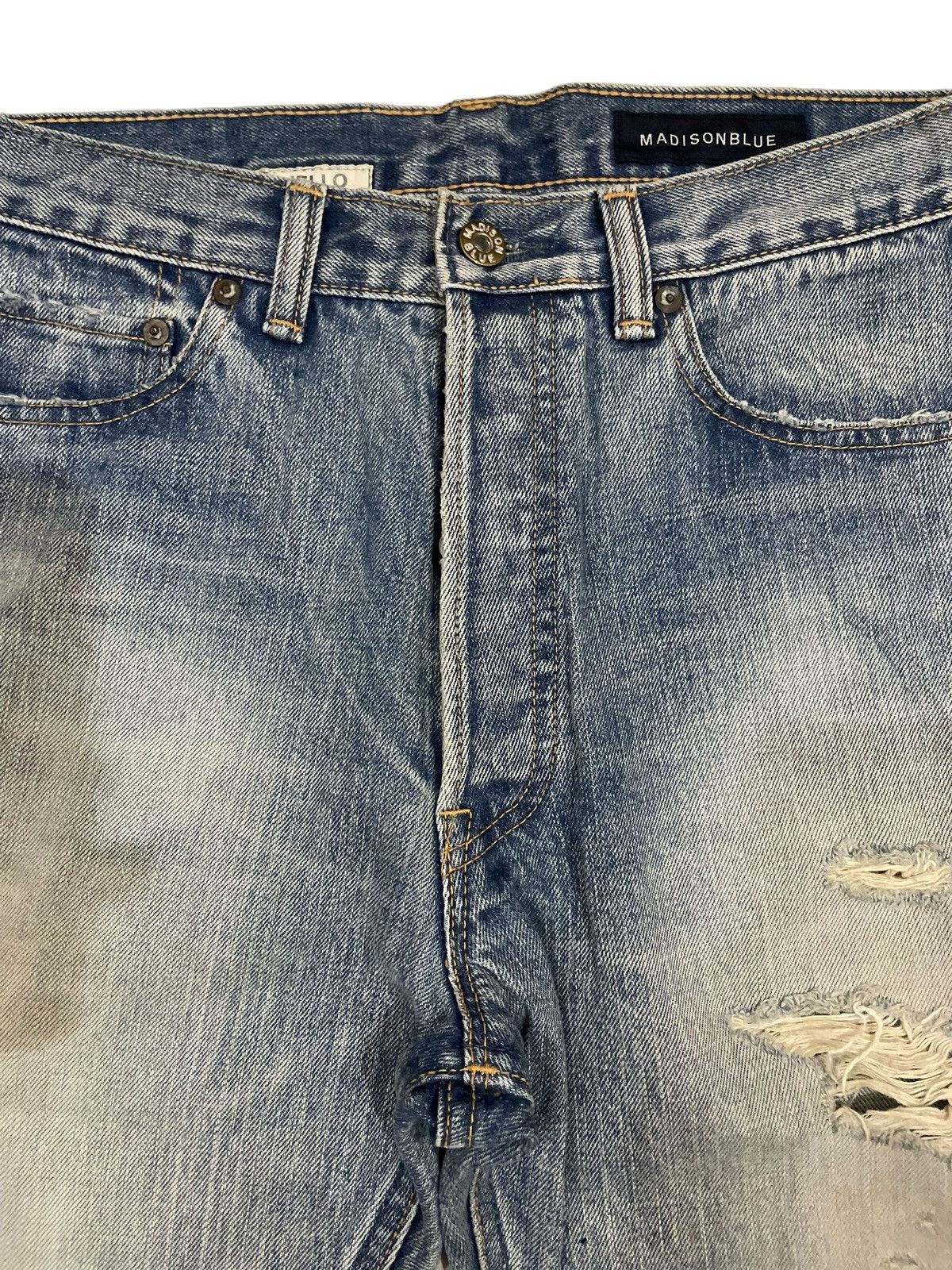 Japanese Brand × Seditionaries Vtg Madison Blue by Mariko Nakayama Distressed Jeans Size US 31 - 10 Thumbnail