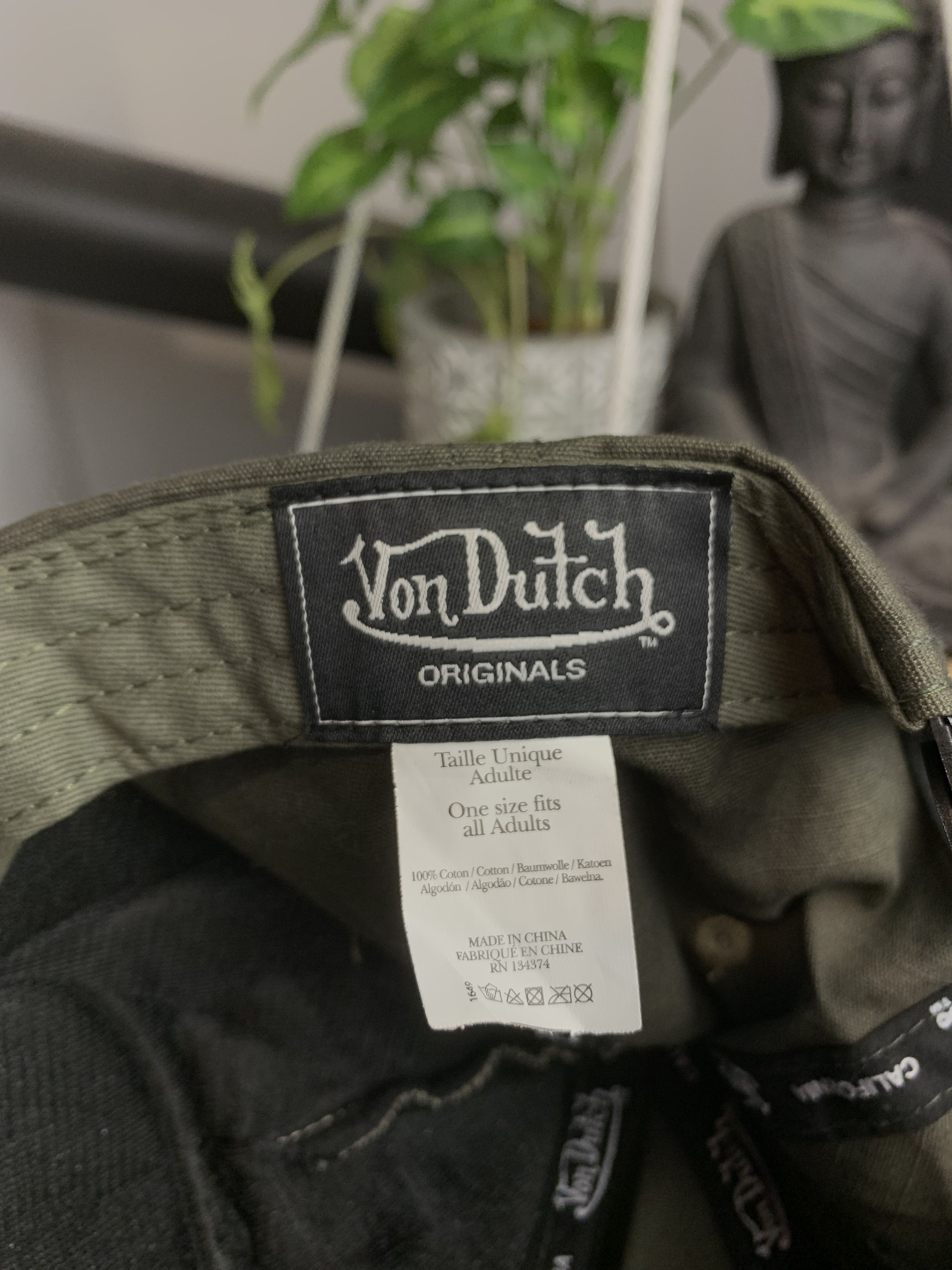 Vintage × Von Dutch Von Dutch California Big Logo Trucker Hat Size ONE SIZE - 5 Thumbnail
