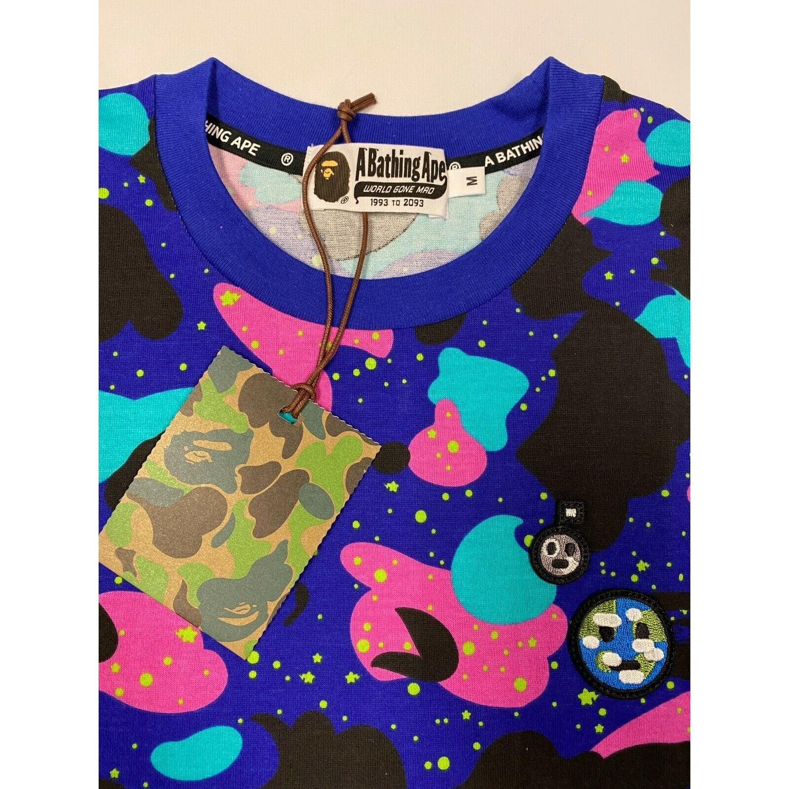 Bape × Kid Cudi New A Bathing Ape Bape Kid Cudi Moon Man Camouflage T-Shirt Size US M / EU 48-50 / 2 - 3 Thumbnail