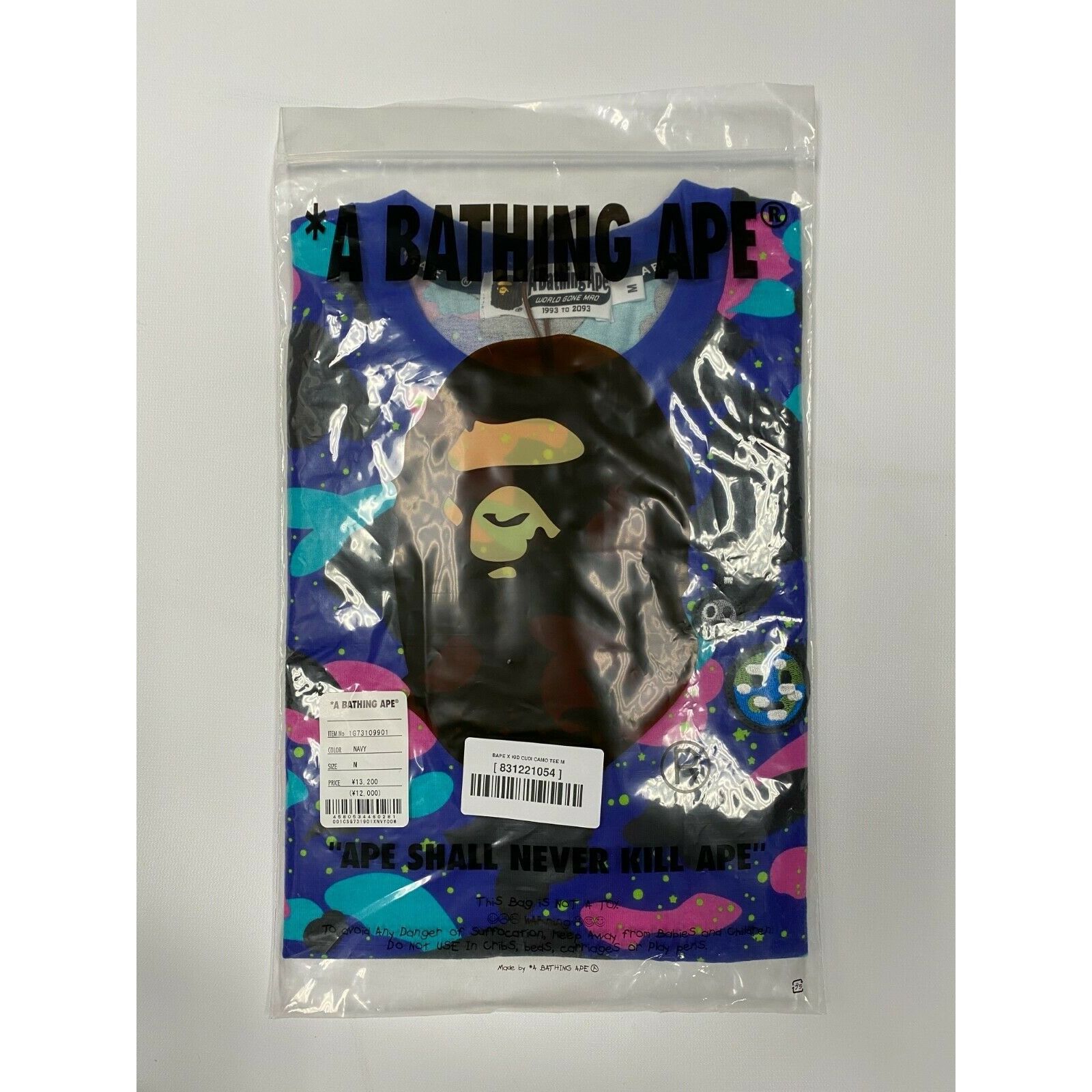 Bape × Kid Cudi New A Bathing Ape Bape Kid Cudi Moon Man Camouflage T-Shirt Size US M / EU 48-50 / 2 - 2 Thumbnail