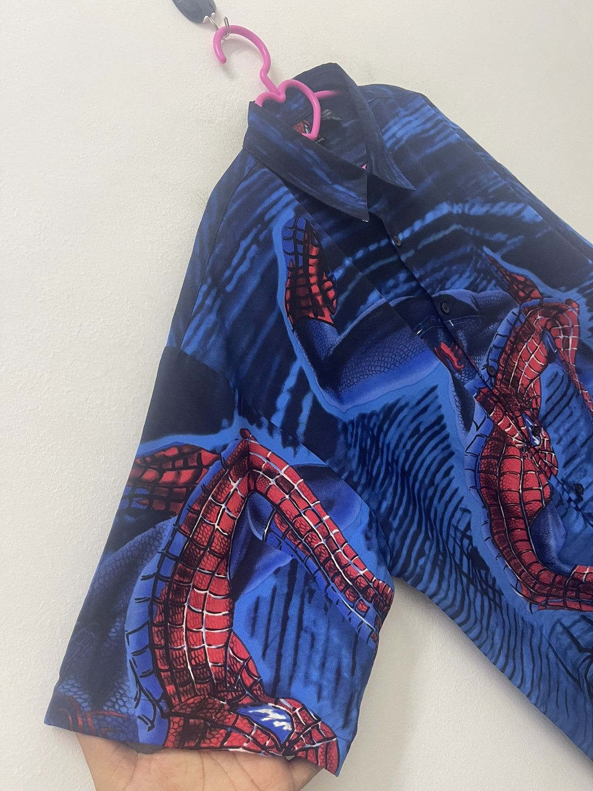Marvel Comics Rare Y2k Vintage SPIDERMAN Full All Over Print Marvel Size US L / EU 52-54 / 3 - 3 Thumbnail