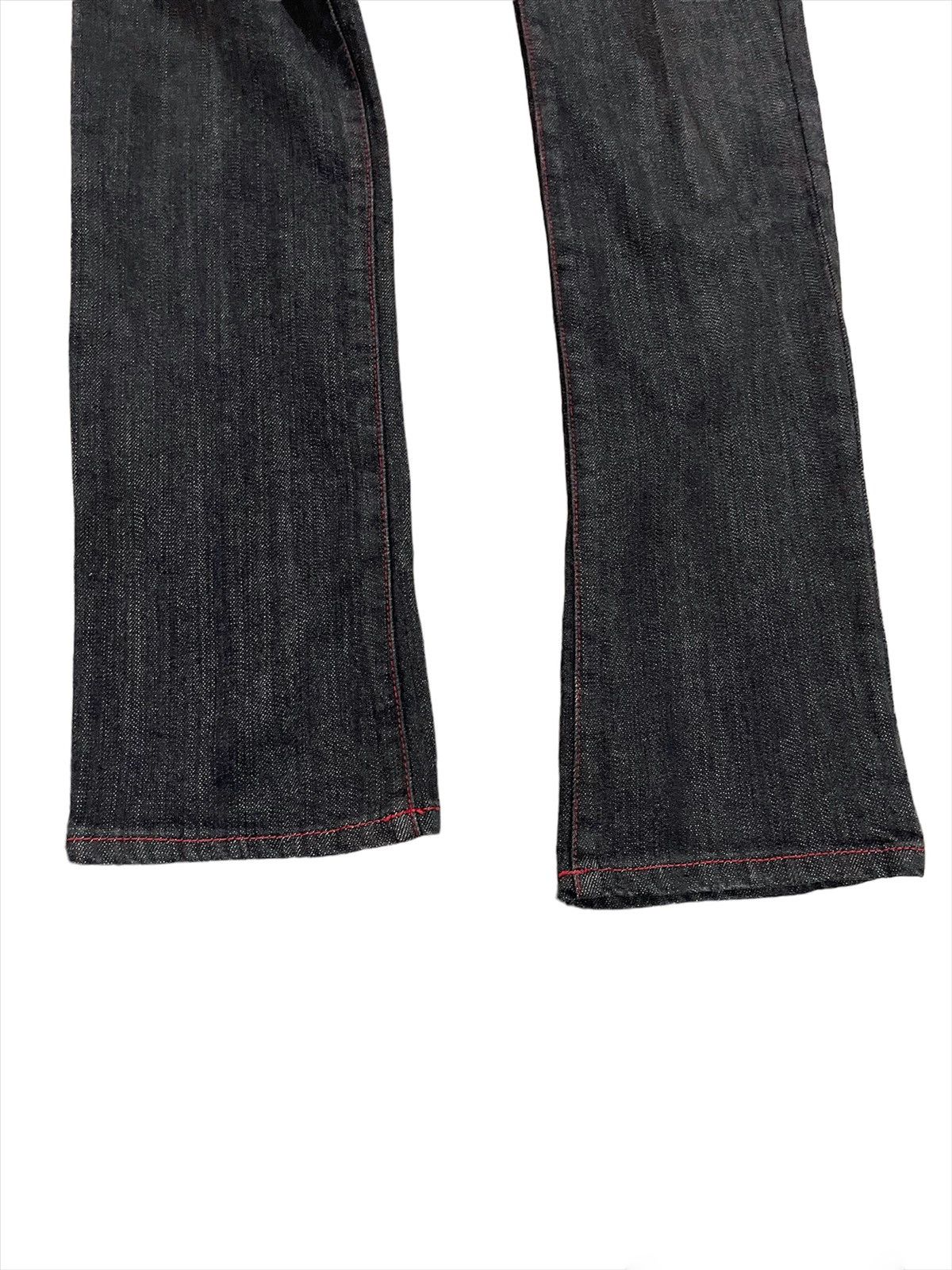 If Six Was Nine × Le Grande Bleu (L.G.B.) × Seditionaries Hell Cat Punks Not Dead Original Not Dead Unisex Slim Jeans Size 31" - 5 Thumbnail