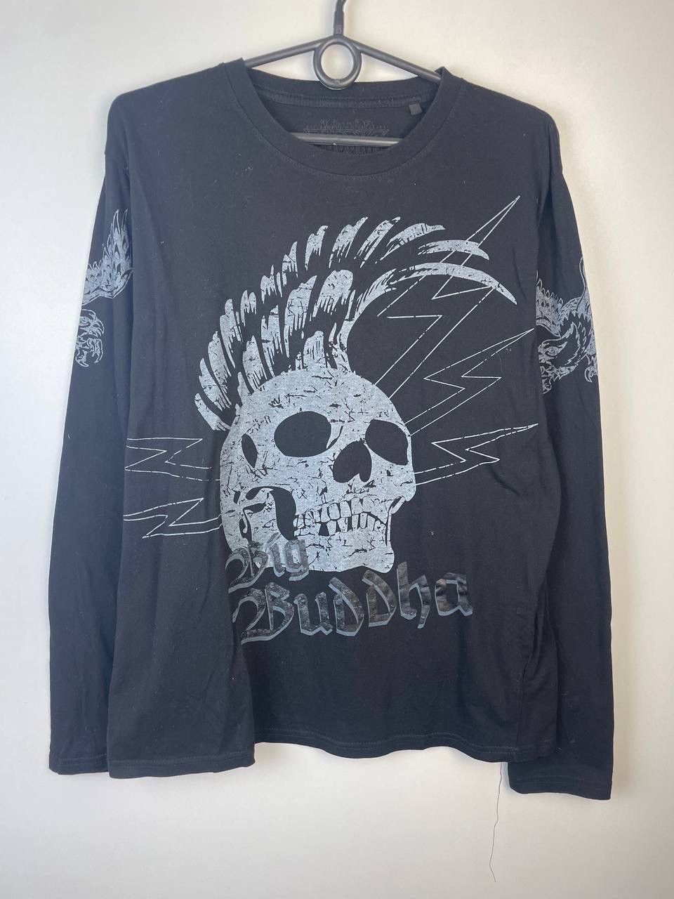 Buddha Skulls vintage long sleeve shirt size L