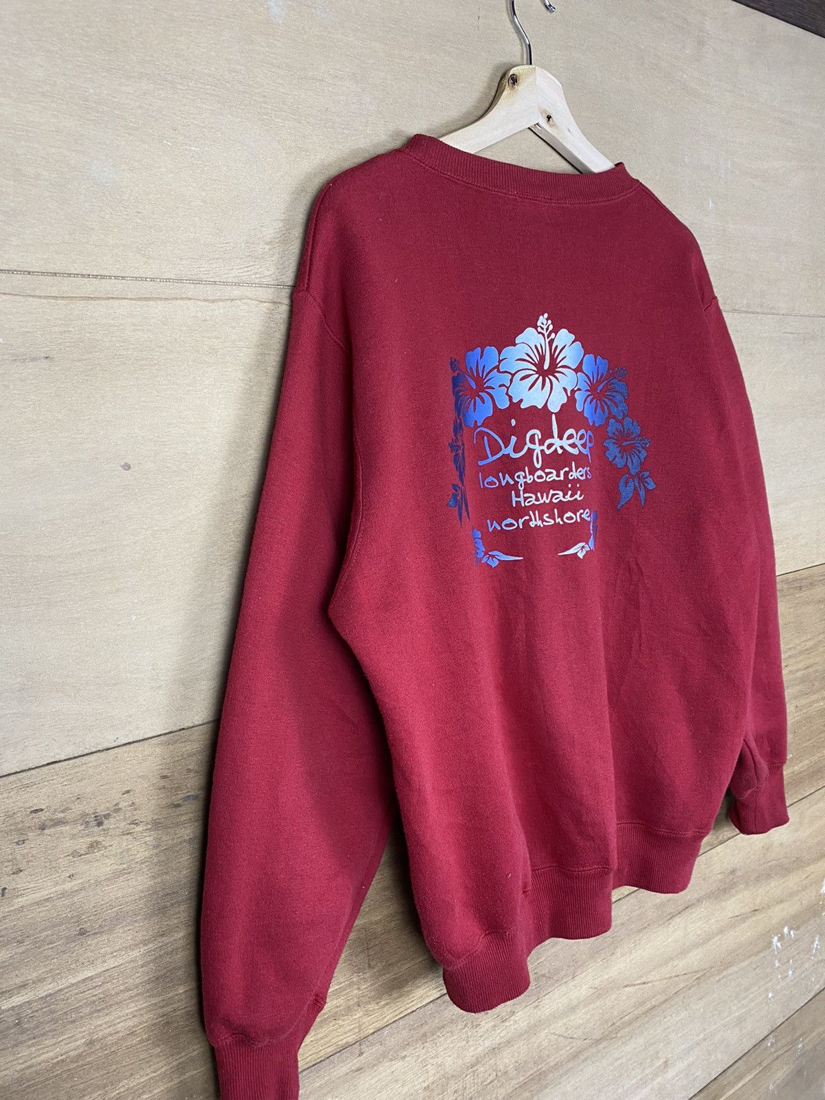 Vintage Vintage Dig Deep Longboarders Hawaiian WorthShore Sweatshirt Size US M / EU 48-50 / 2 - 2 Thumbnail