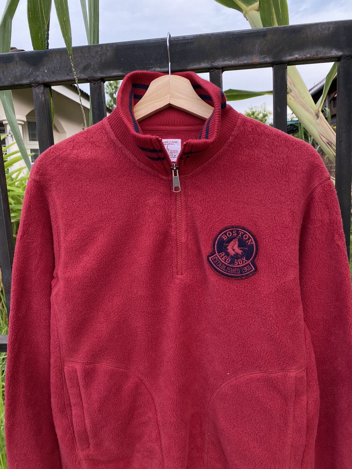 MLB GONE 🔥 Vintage Boston Red Sox MLB Fleece Sweatshirt Size US L / EU 52-54 / 3 - 2 Thumbnail
