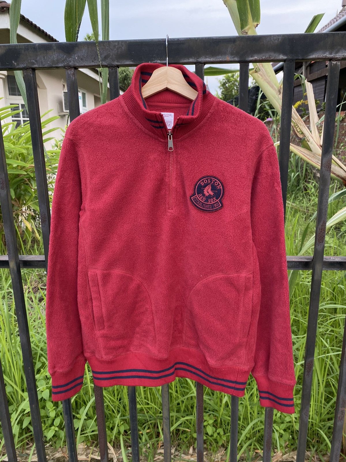 MLB GONE 🔥 Vintage Boston Red Sox MLB Fleece Sweatshirt Size US L / EU 52-54 / 3 - 1 Thumbnail