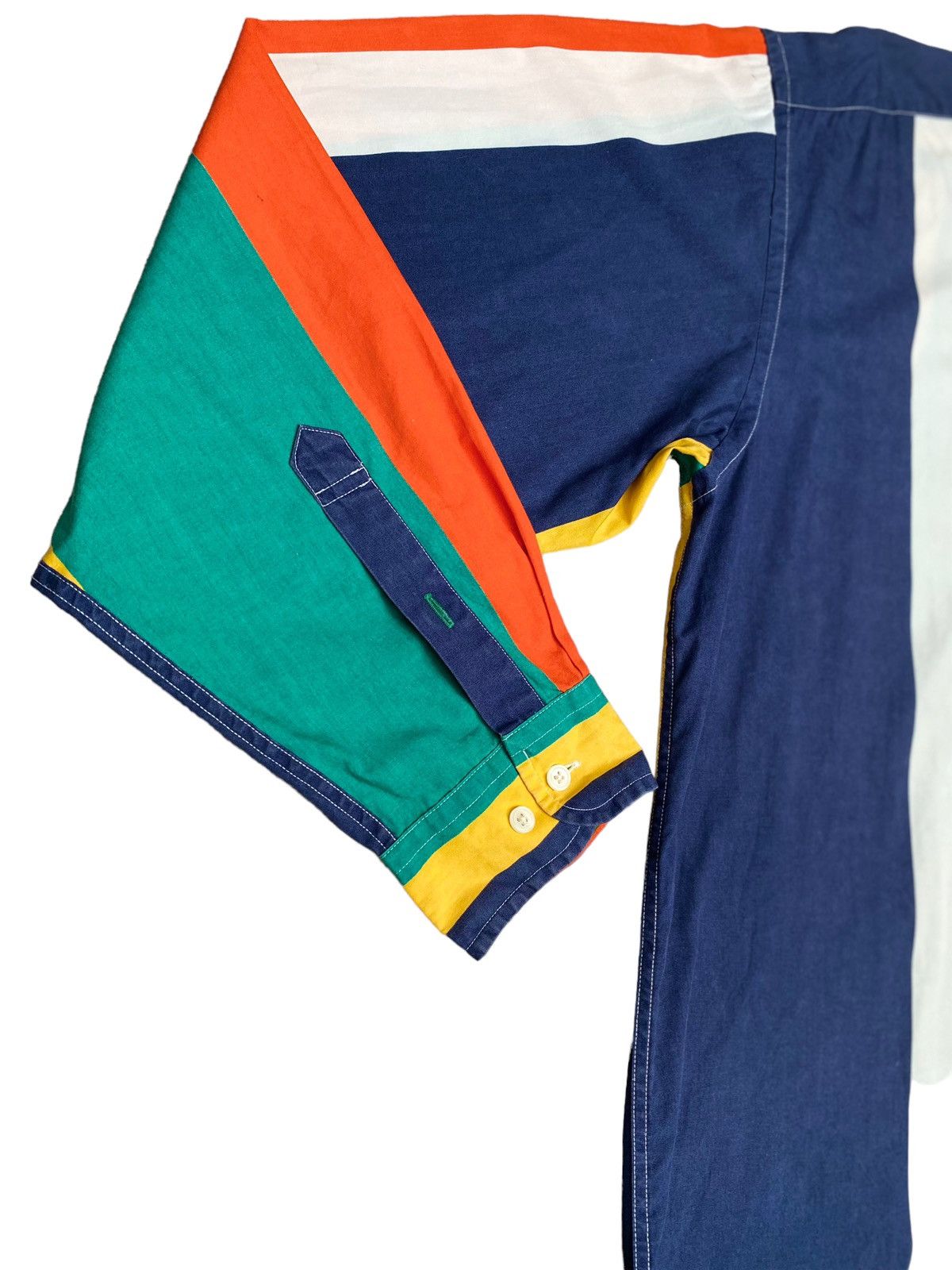Vintage Rare Design Vintage Brand Tommy Hilfiger Stripe Shirt 1990s Size US L / EU 52-54 / 3 - 4 Thumbnail