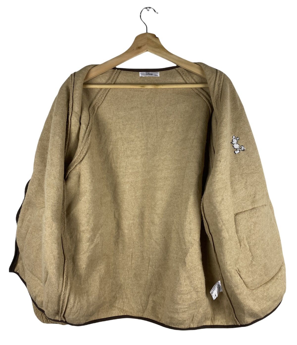 Disney STEAL 🔥 Mickey Mouse Sherpa Jacket Zip Up Cardigan Size US L / EU 52-54 / 3 - 8 Thumbnail