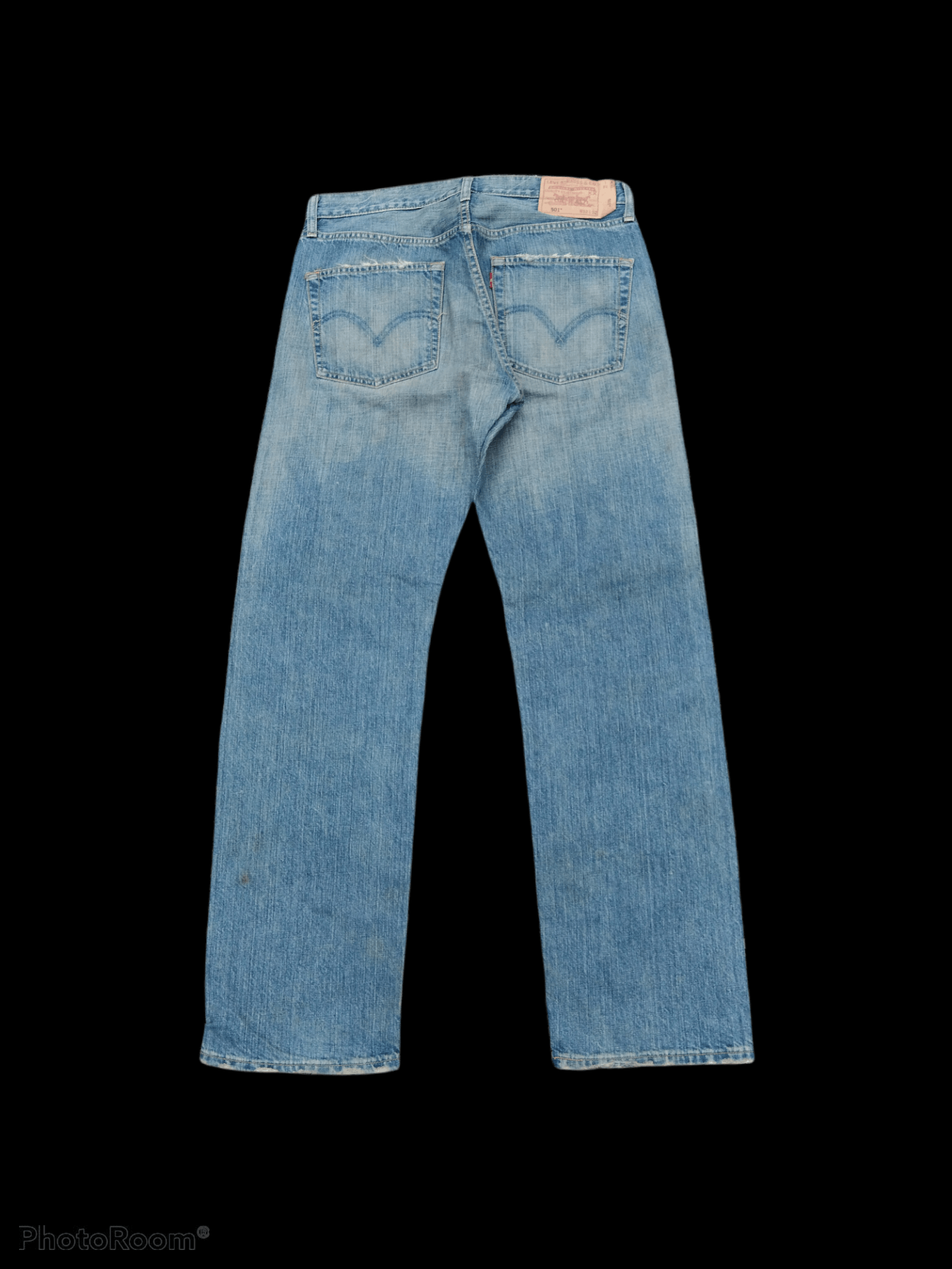 Levi's Vintage Clothing DISTRESSED VINTAGE LEVIS 501 DENIM PANTS Size US 32 / EU 48 - 2 Thumbnail