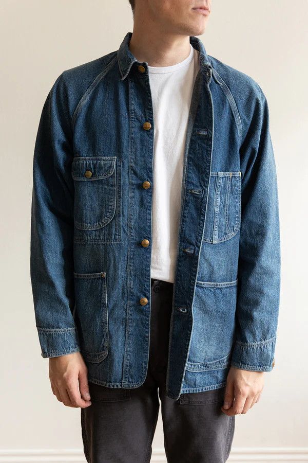 Image of Orslow 1950's Coverall Denim Used Wash, Men's (Size Small)