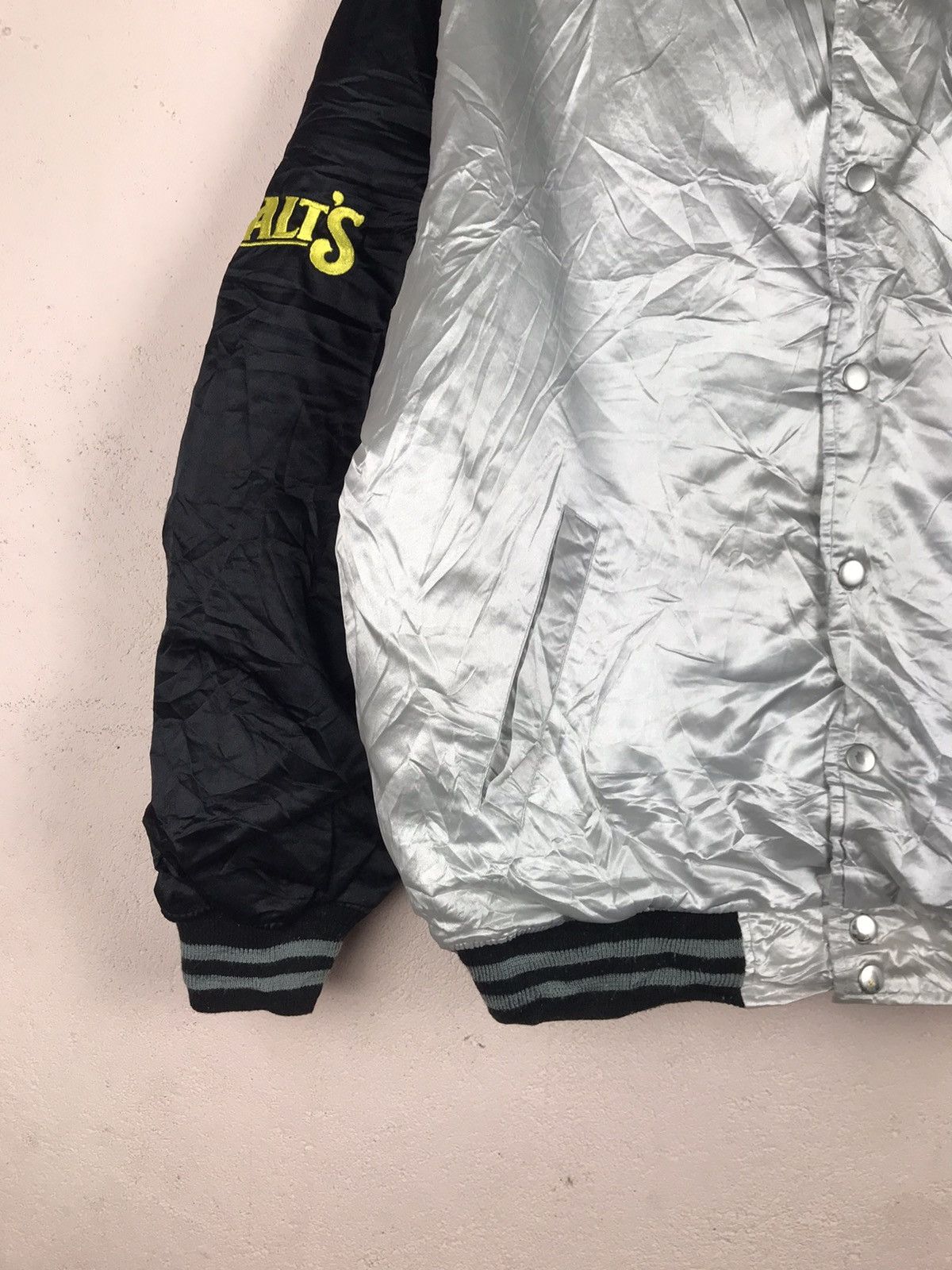 Vintage Vintage 90's Malts Baseball Team bomber jacket Size US M / EU 48-50 / 2 - 5 Thumbnail