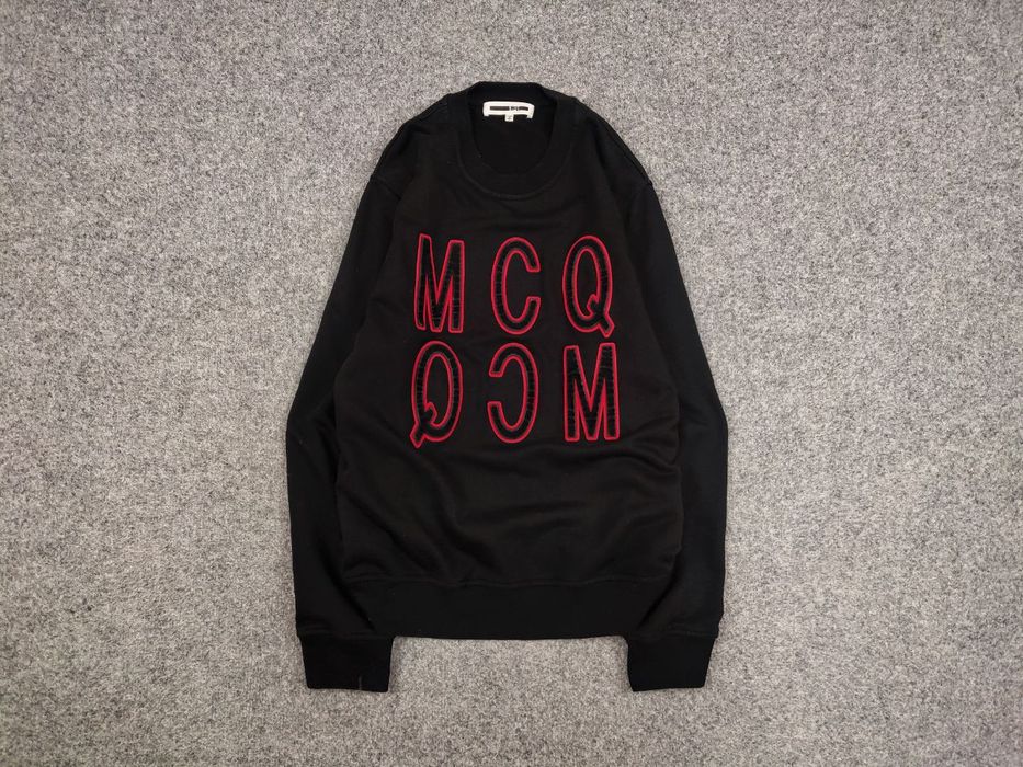 Mcq alexander mcqueen best sale velvet logo sweatshirt