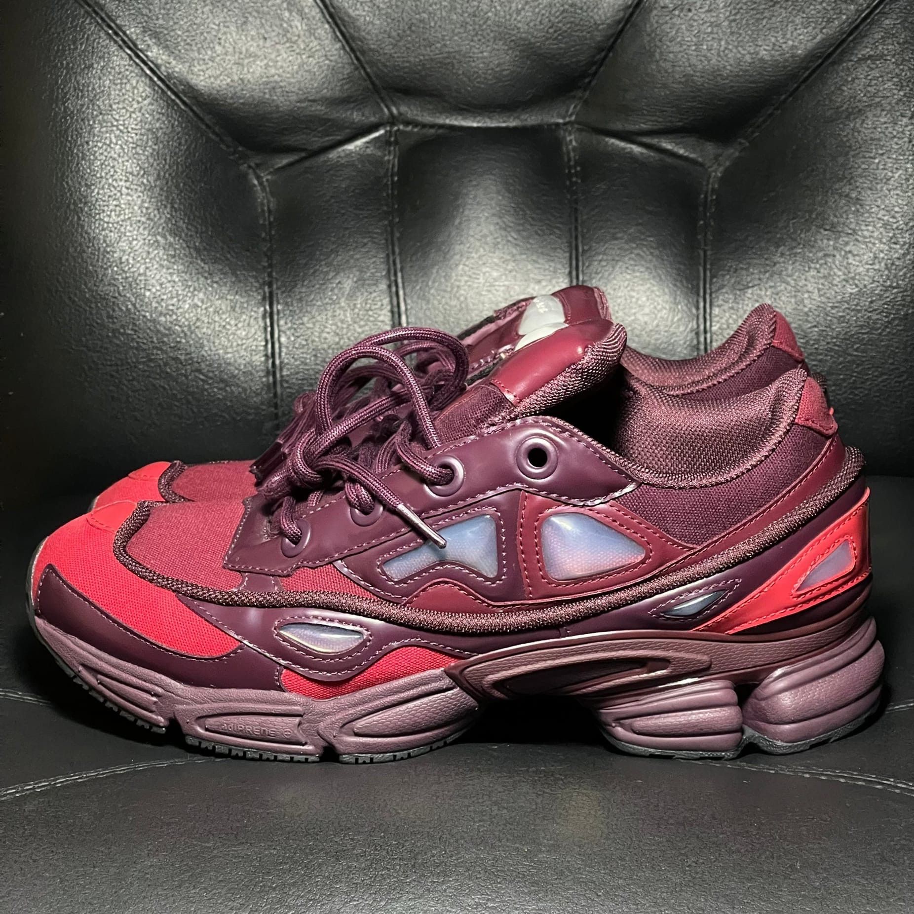 Adidas × Raf Simons Raf Simons x Ozweego 3 Burgundy Size US 9.5 / EU 42-43 - 3 Thumbnail