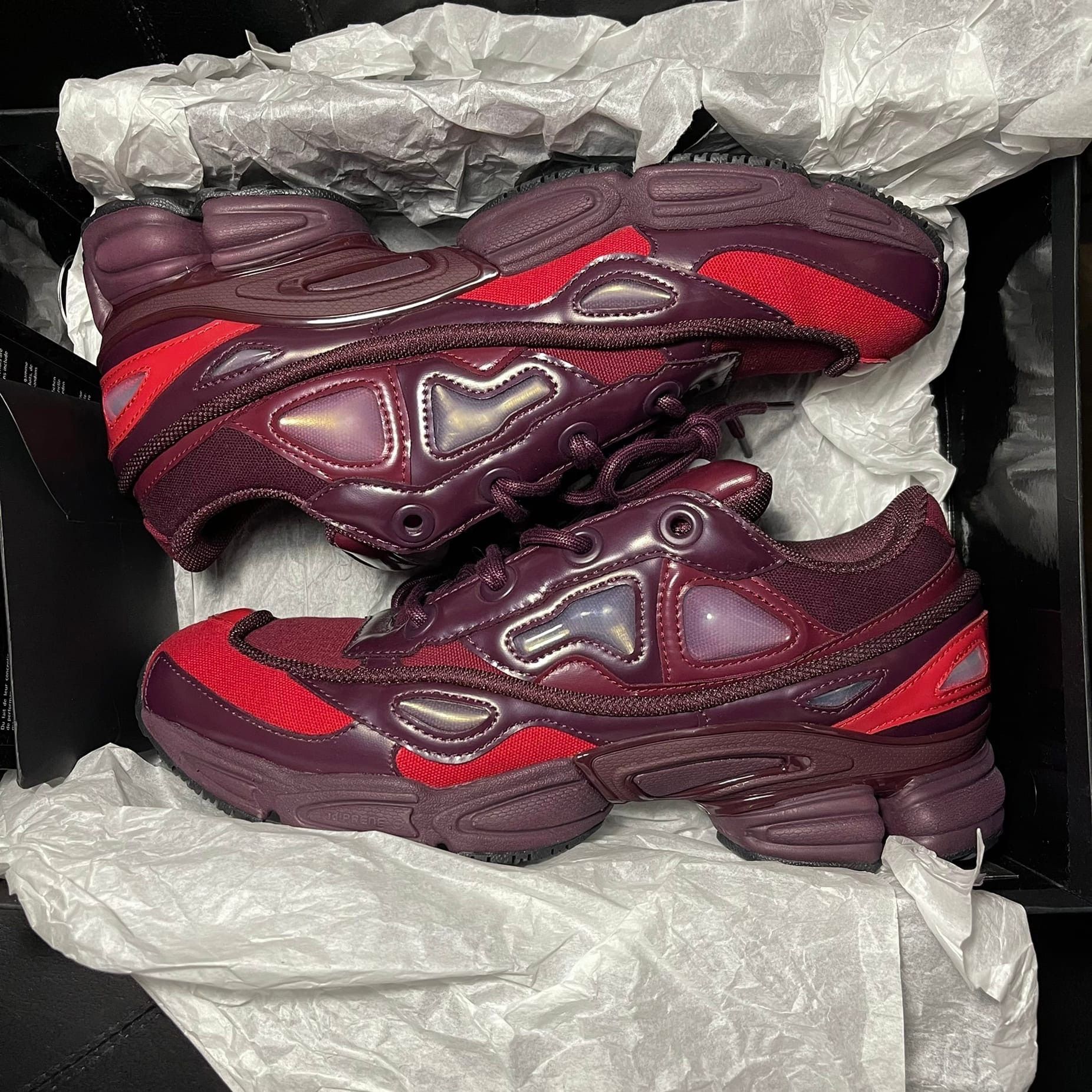 Adidas × Raf Simons Raf Simons x Ozweego 3 Burgundy Size US 9.5 / EU 42-43 - 7 Thumbnail