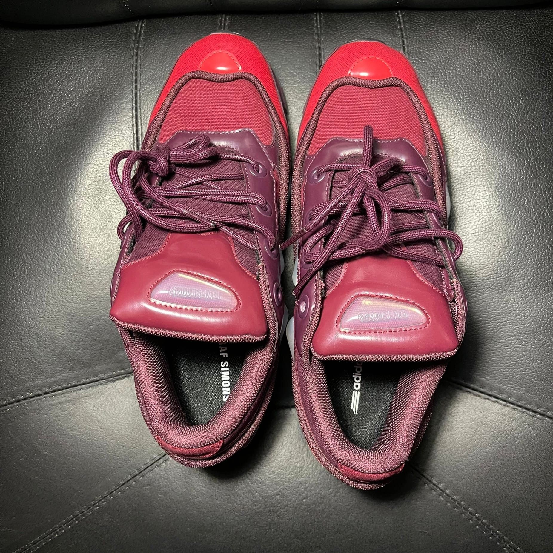 Adidas × Raf Simons Raf Simons x Ozweego 3 Burgundy Size US 9.5 / EU 42-43 - 8 Thumbnail