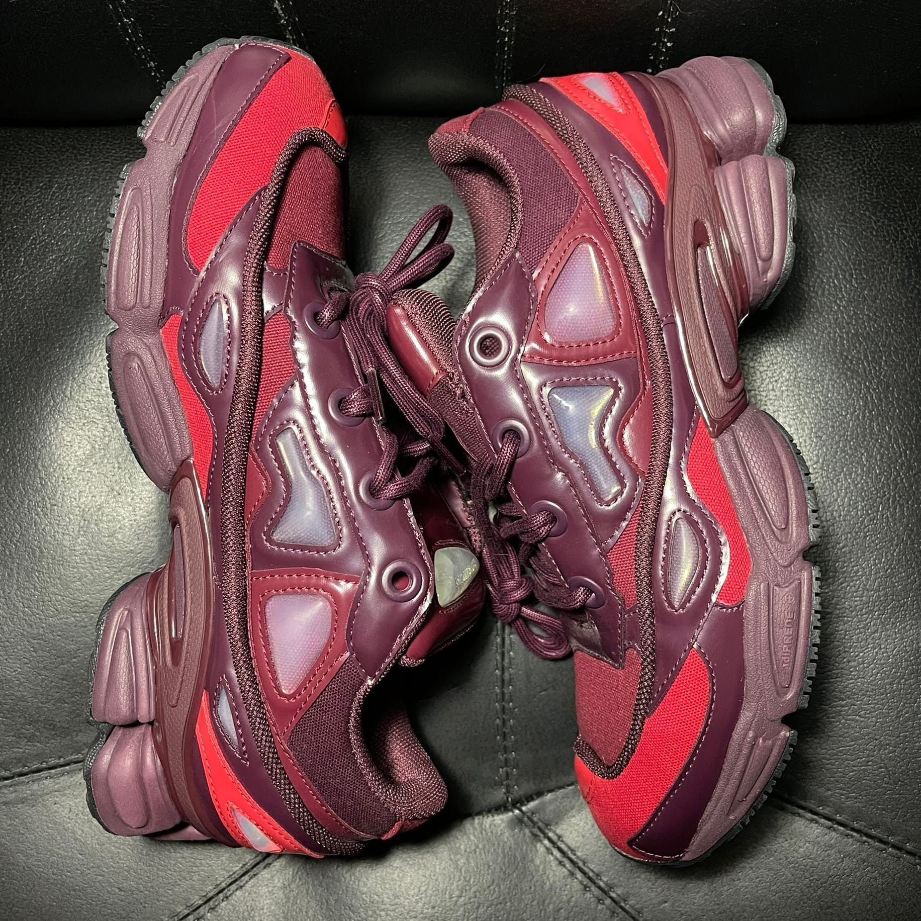 Adidas × Raf Simons Raf Simons x Ozweego 3 Burgundy Size US 9.5 / EU 42-43 - 5 Thumbnail