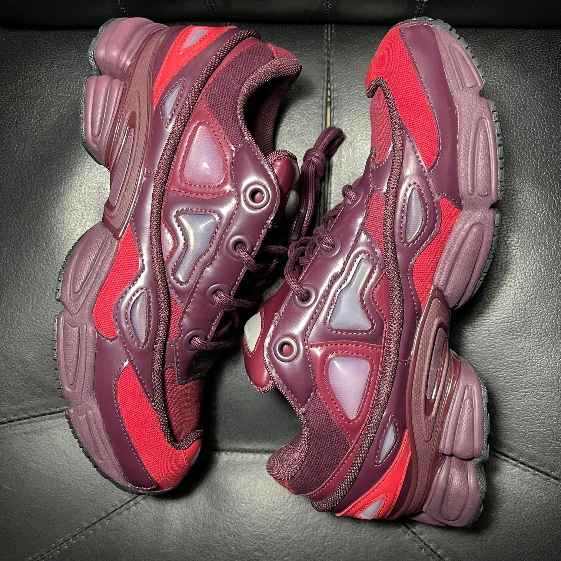 Adidas × Raf Simons Raf Simons x Ozweego 3 Burgundy Size US 9.5 / EU 42-43 - 4 Thumbnail