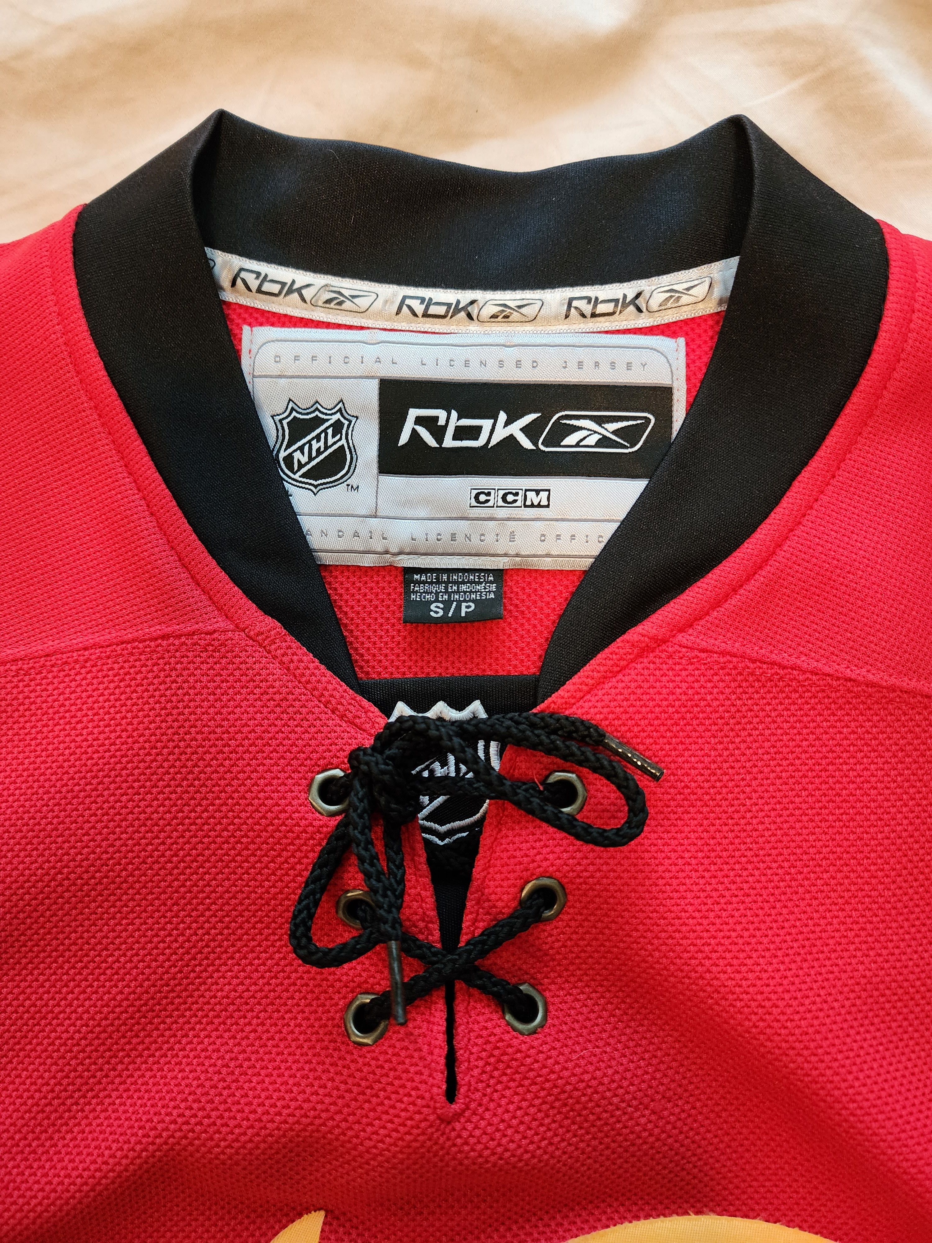 NHL Calgary flames red home jersey Small Size US S / EU 44-46 / 1 - 5 Thumbnail