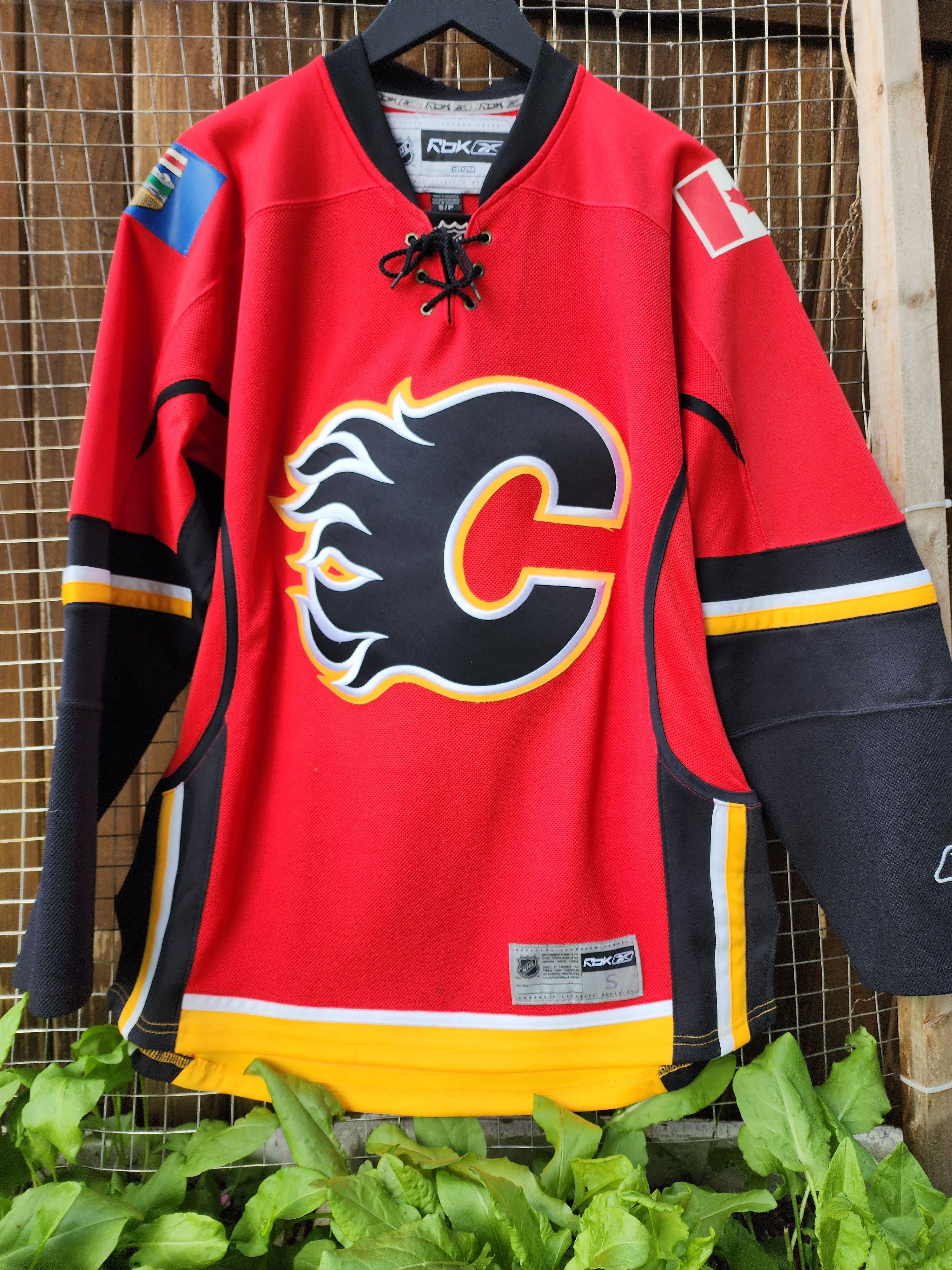 Reebok calgary flames jersey