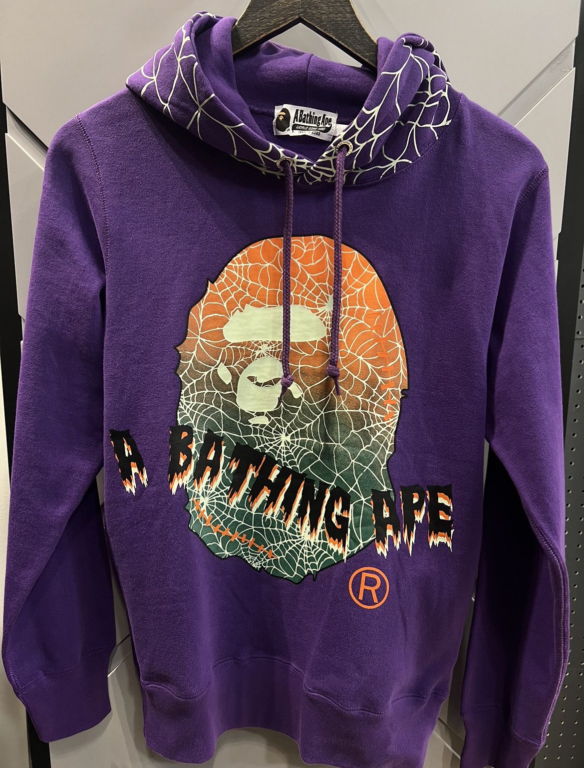 image of Bape Halloween Purple Hoodie, Men's (Size Small)