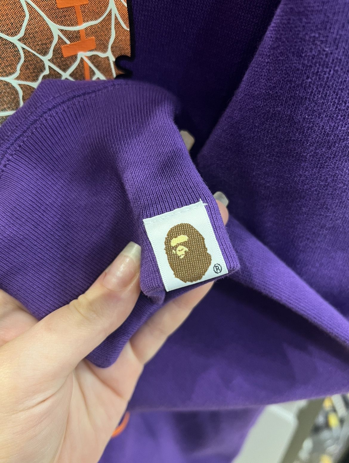 Bape Halloween Purple Hoodie