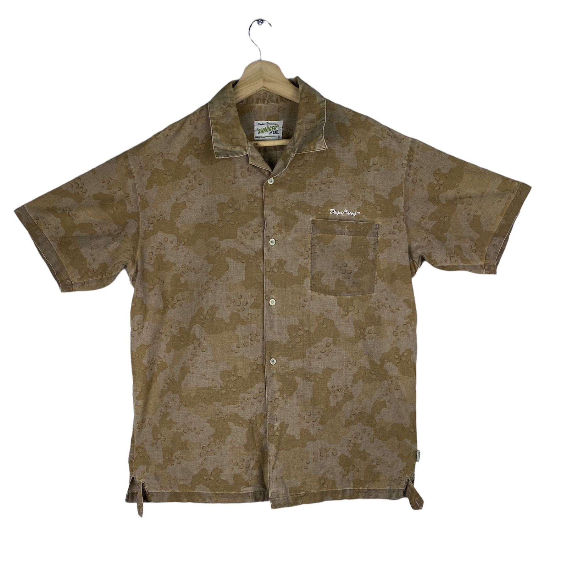 Flannel Vintage Swagger Military Camo Button Up Shirts Size US L / EU 52-54 / 3 - 2 Thumbnail