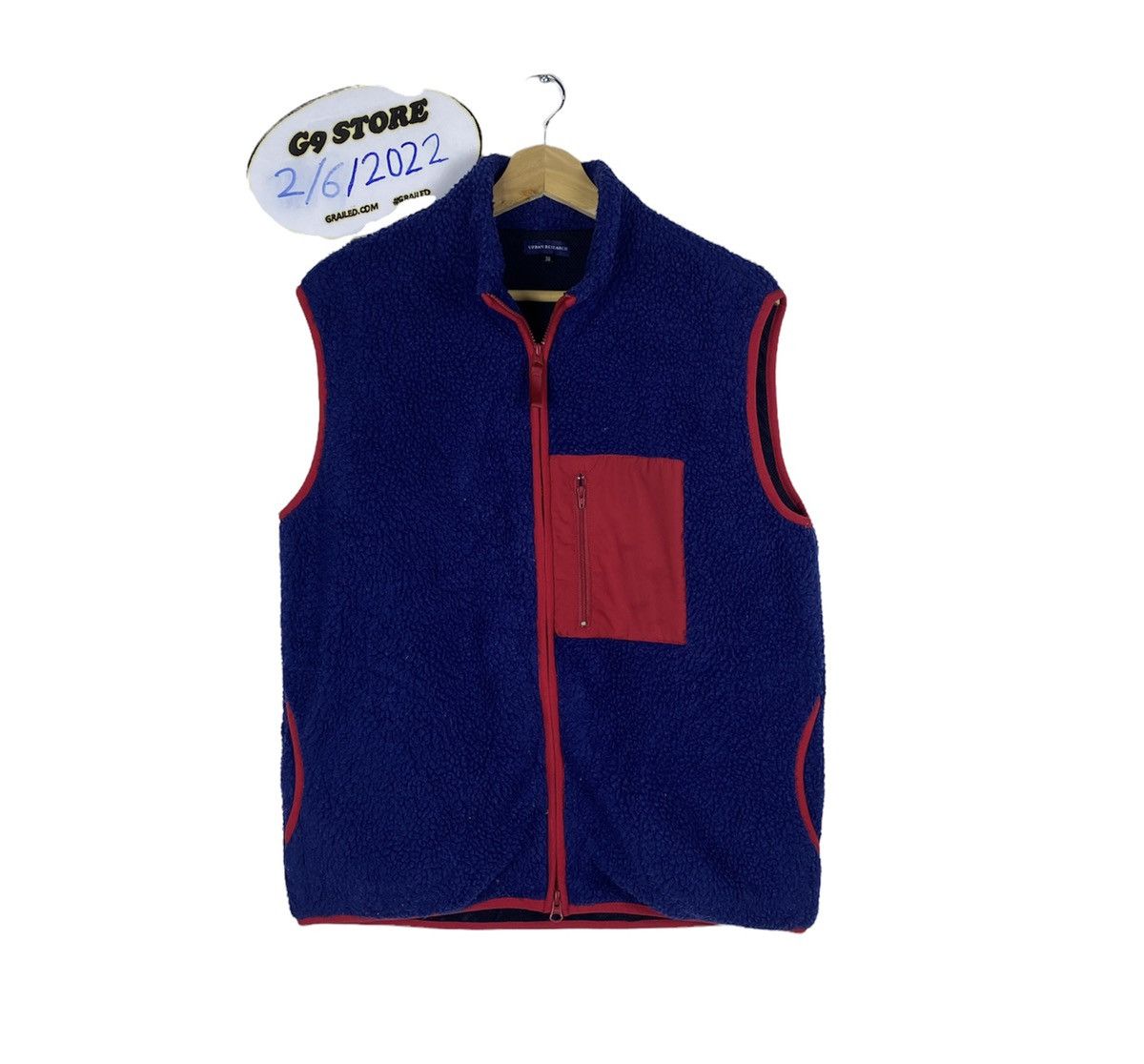 URBAN RESEARCH DOORS SHOOT 🔥 Vintage Sherpa Zip Up Fleece Vest By Urban Research Size US L / EU 52-54 / 3 - 1 Thumbnail