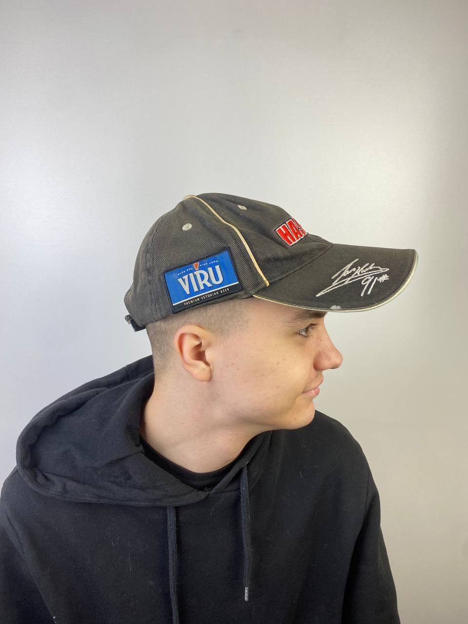 Vintage Suzuki racing hat size OS Size ONE SIZE - 2 Thumbnail