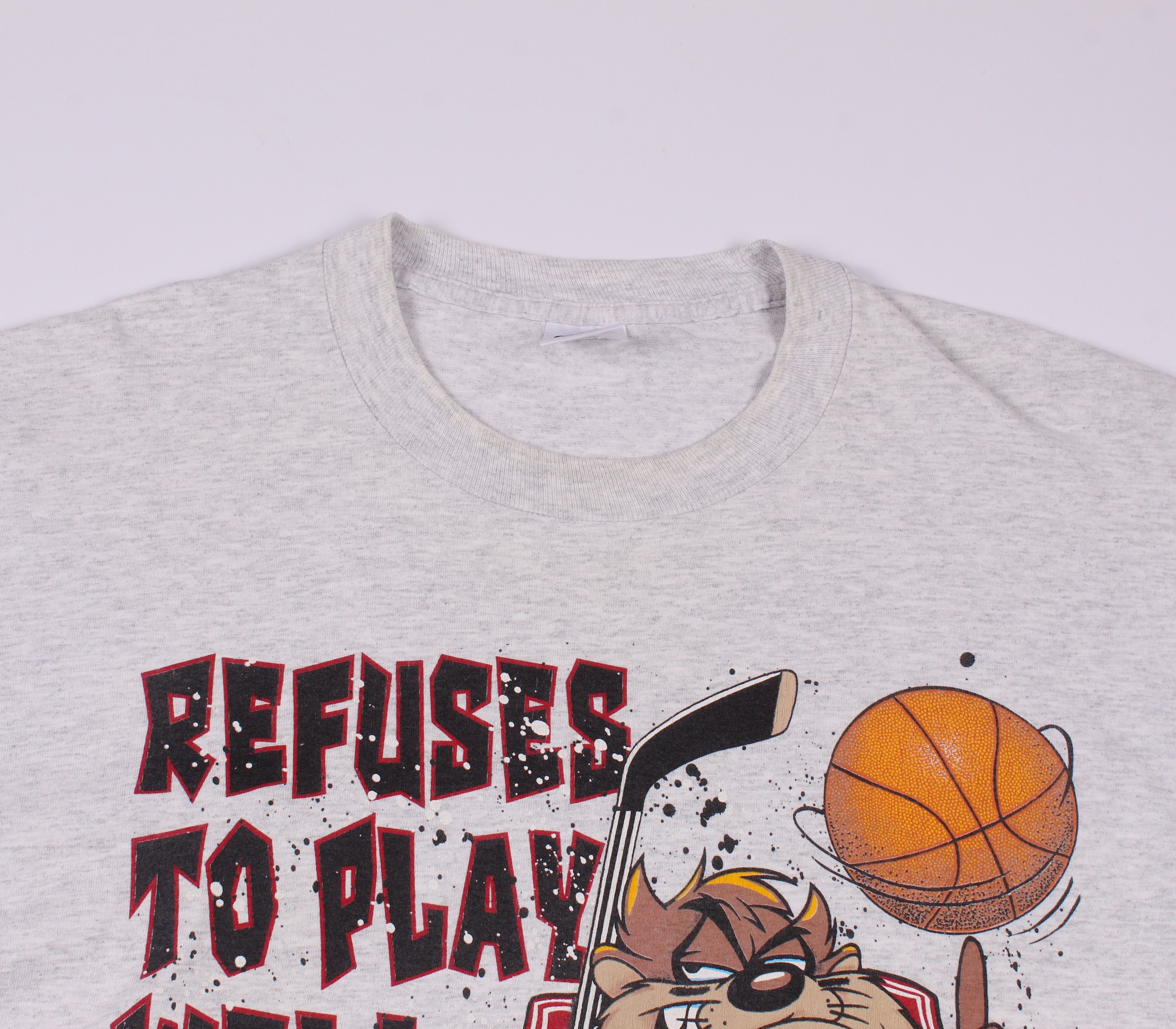 Anvil Vintage 1995 Taz Looney Tunes Single Stitch Printed T-shirt Size US XL / EU 56 / 4 - 2 Thumbnail
