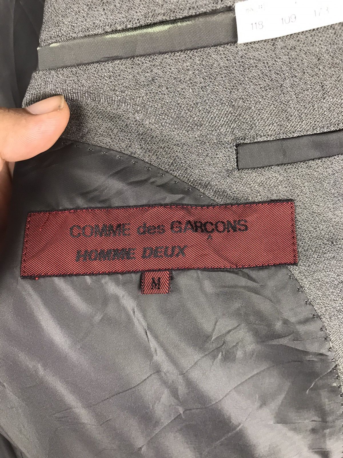Comme des Garcons AD1992 VINTAGE COMME DES GARCONS HOMME DEUX BLAZER Size 40R - 7 Thumbnail