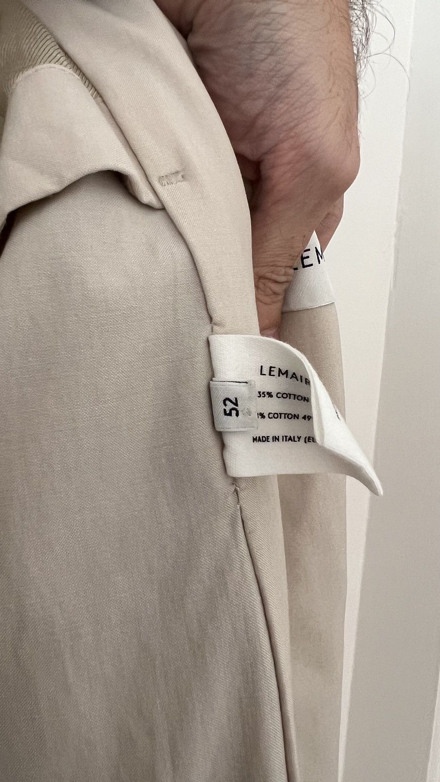 Lemaire Beige trenchcoat Size US L / EU 52-54 / 3 - 5 Thumbnail