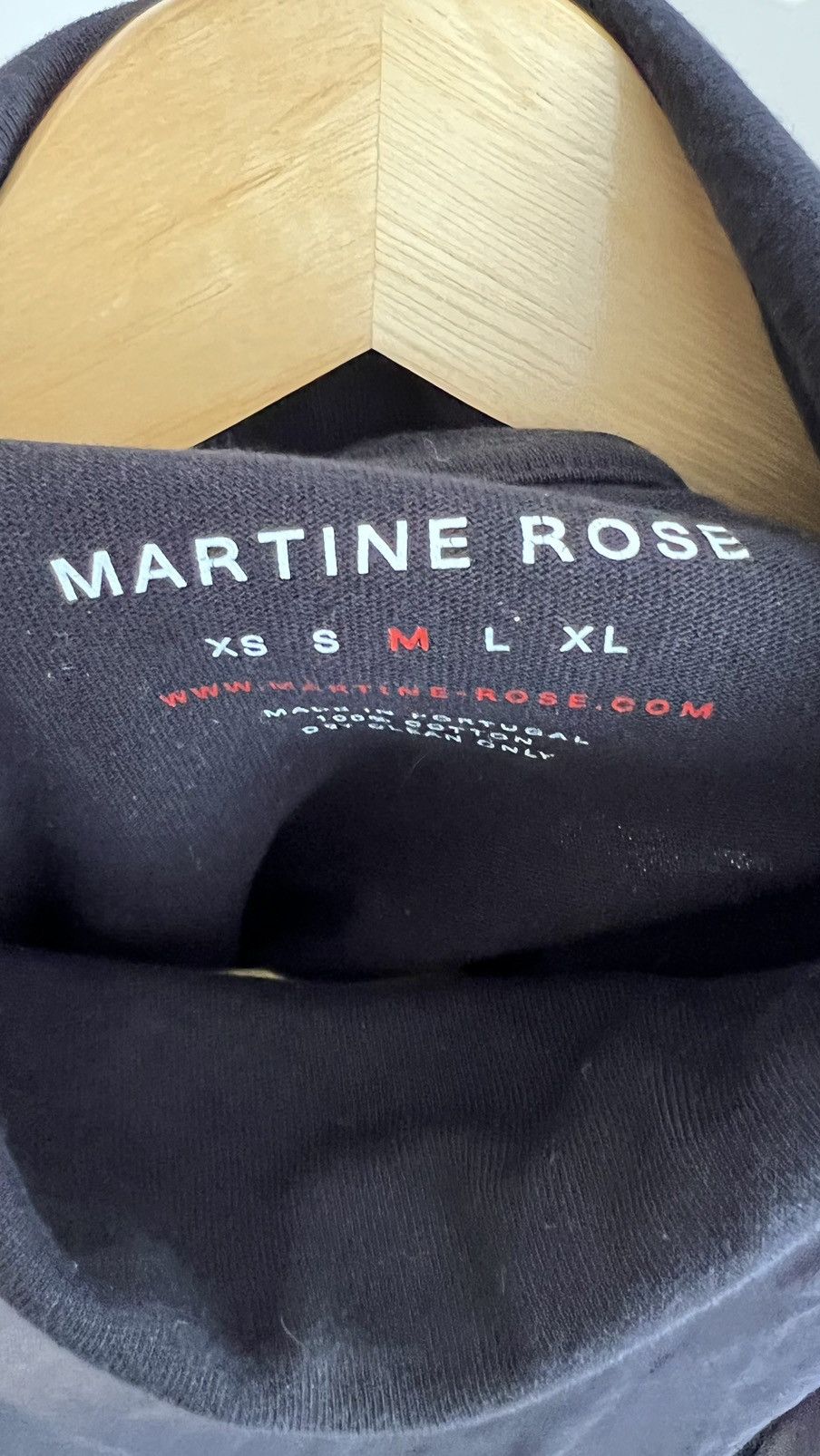 Martine Rose Black faced high-neck long sleeve shirt Size US M / EU 48-50 / 2 - 3 Thumbnail