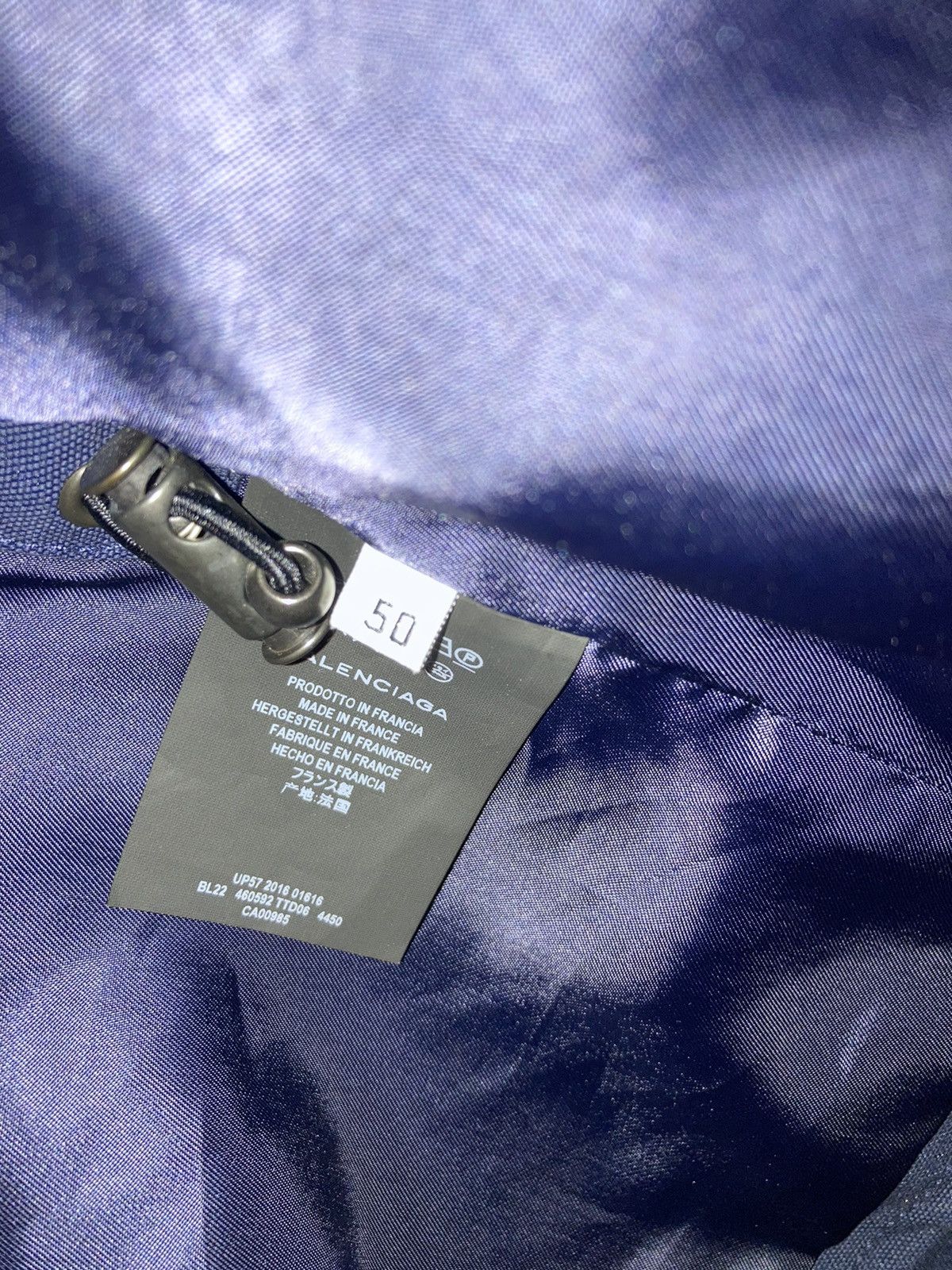 Balenciaga Navy/Black Cropped Parka Jacket Size US M / EU 48-50 / 2 - 4 Thumbnail