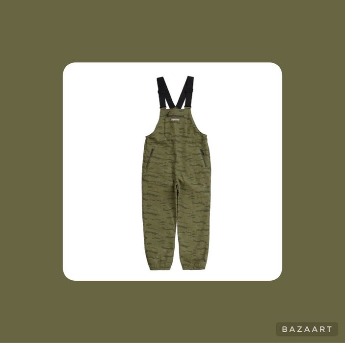 Supreme Supreme WINDSTOPPER Overalls Goretex Olive Grid Camo