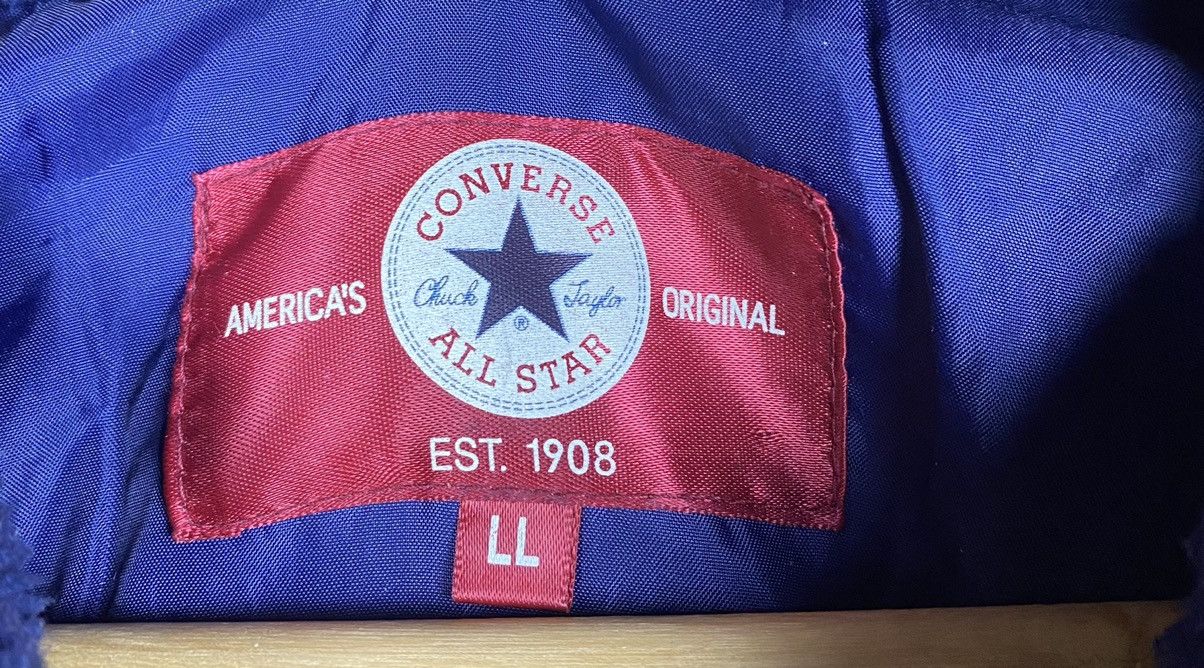 Converse SHOOT 🔥 Vintage Converse Fully Zip Up Light Puffer Jacket Size US L / EU 52-54 / 3 - 4 Thumbnail