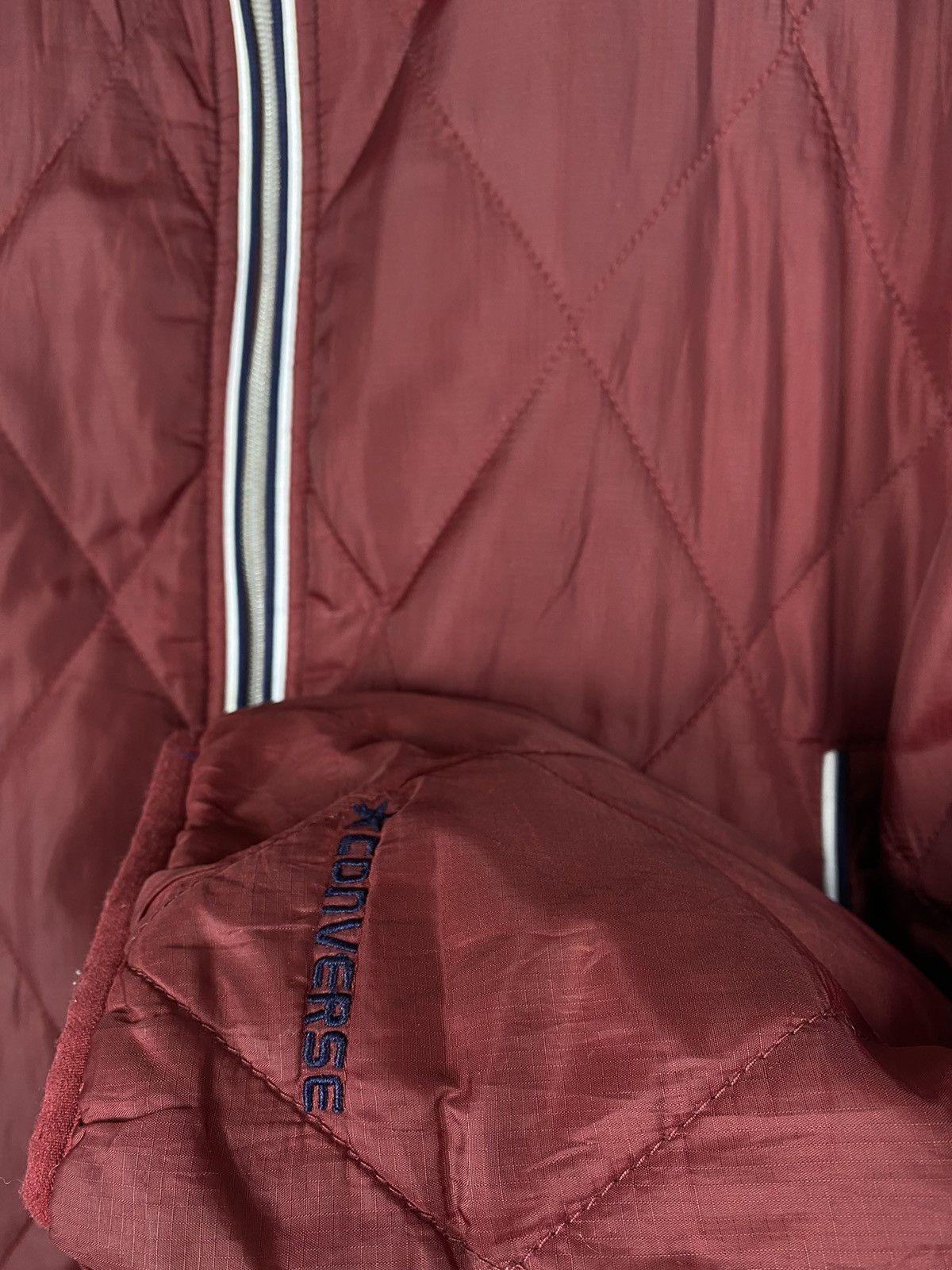 Converse SHOOT 🔥 Vintage Converse Fully Zip Up Light Puffer Jacket Size US L / EU 52-54 / 3 - 8 Thumbnail