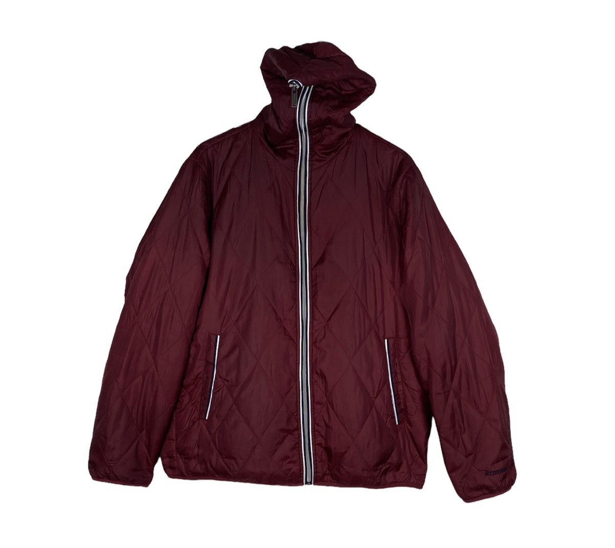 Converse SHOOT 🔥 Vintage Converse Fully Zip Up Light Puffer Jacket Size US L / EU 52-54 / 3 - 2 Thumbnail