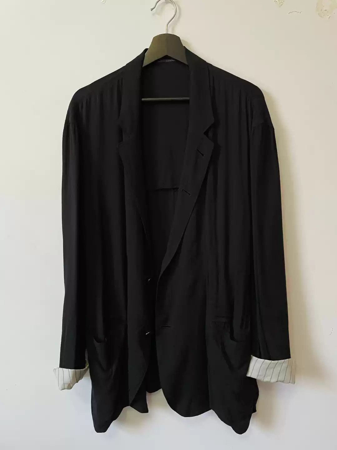 Yohji Yamamoto Yohji Yamamoto 19ss Characters Silk Shirt Size US L / EU 52-54 / 3 - 1 Thumbnail