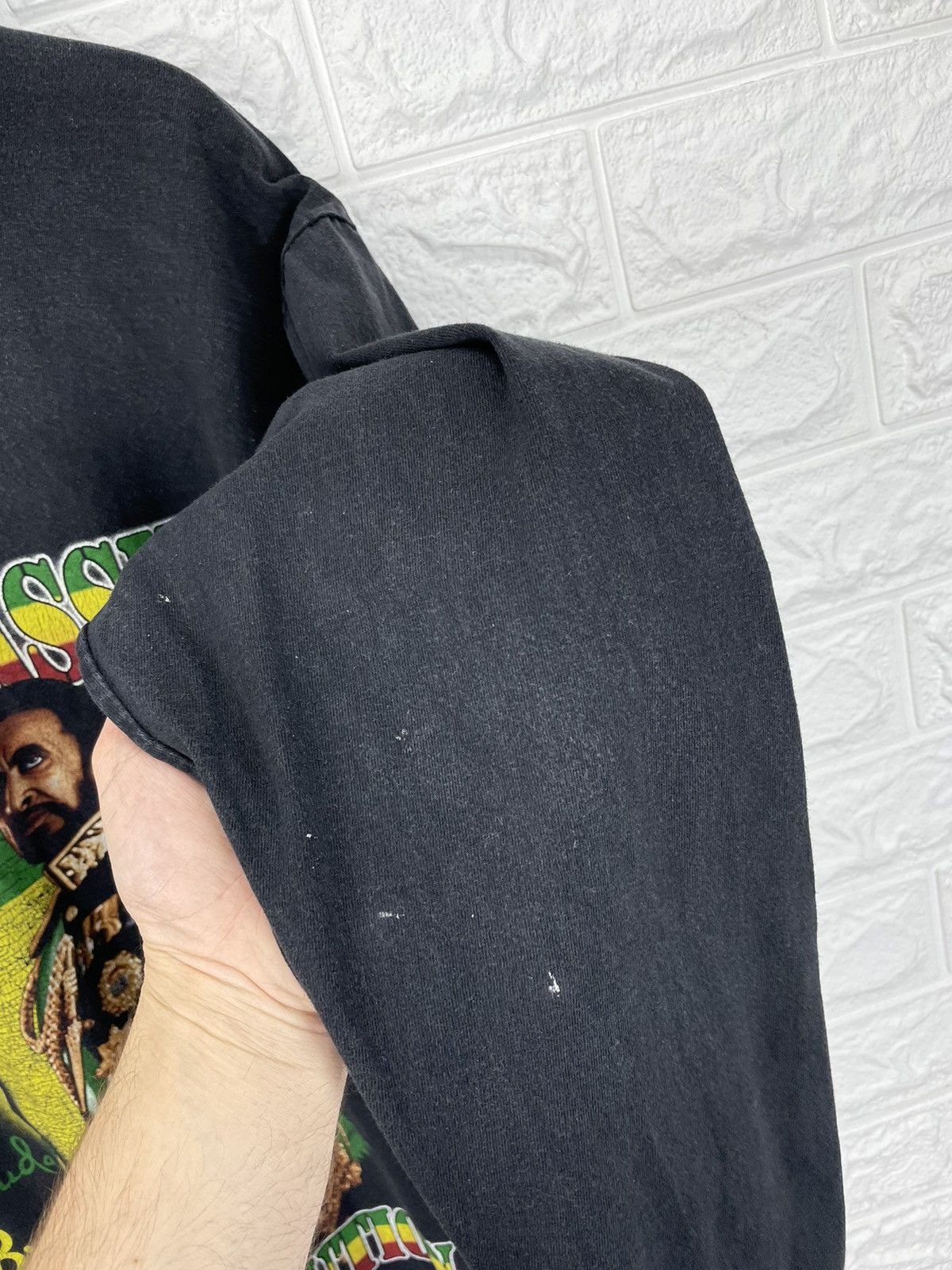 Vintage Haile Selassie Rasta Revolution Rap Longsleeve