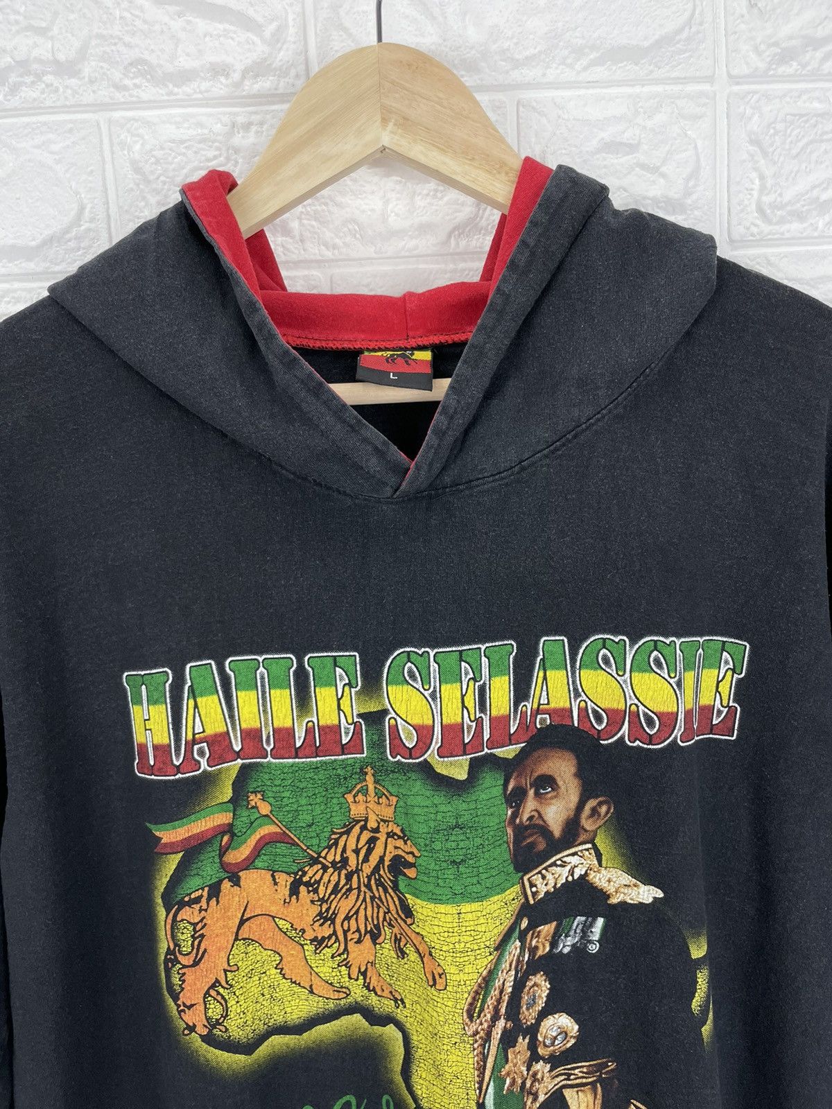 Vintage Haile Selassie Rasta Revolution Rap Longsleeve