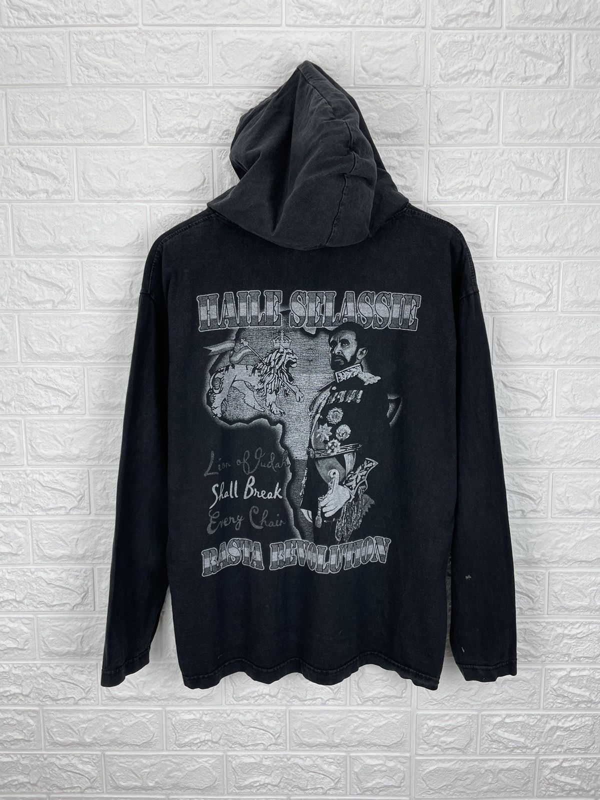 Vintage Haile Selassie Rasta Revolution Rap Longsleeve