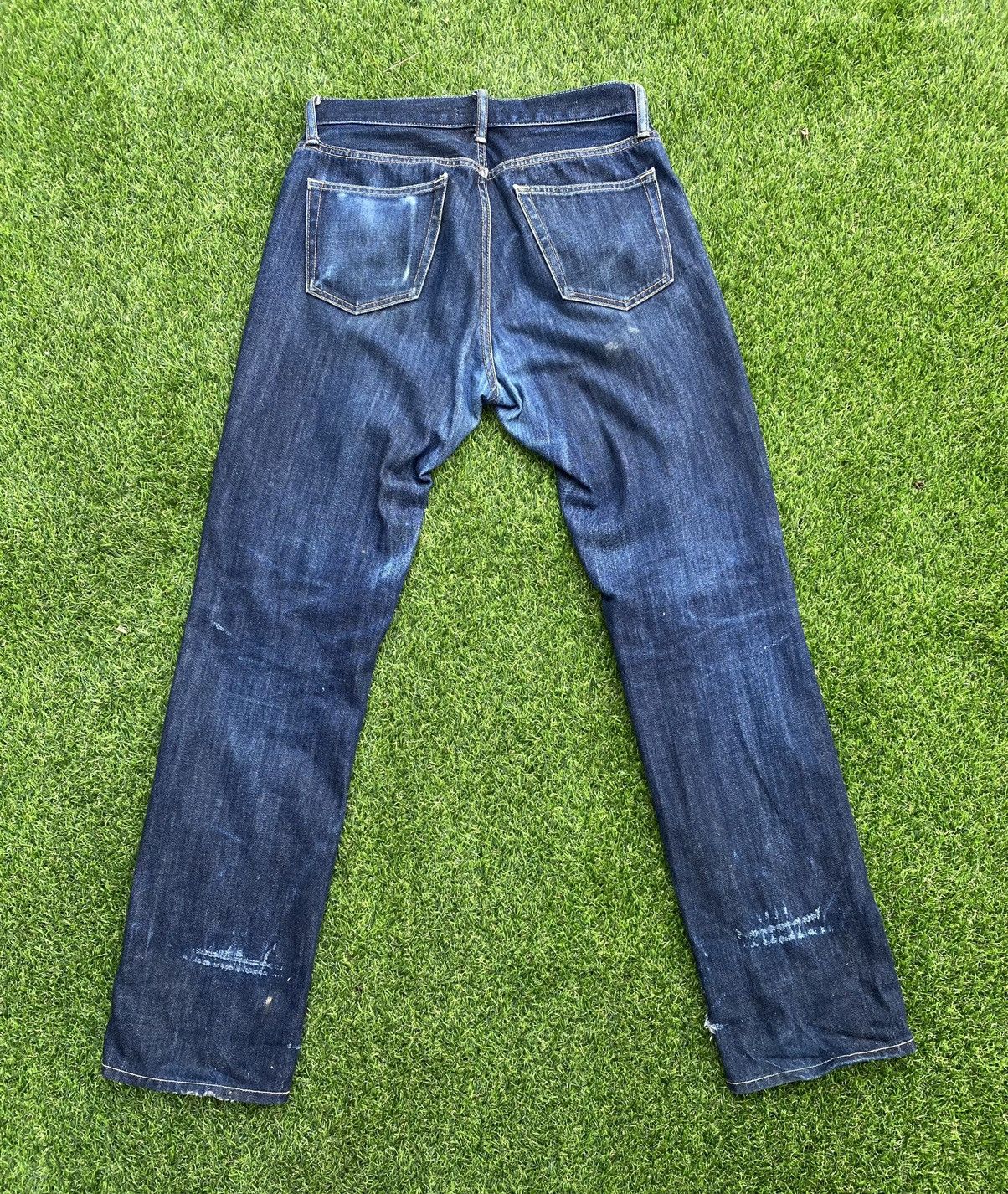 Japanese Brand SHOOT 🔥 Vintage Distressed Selvedge Denim Jeans By Uniqlo Size US 30 / EU 46 - 12 Thumbnail
