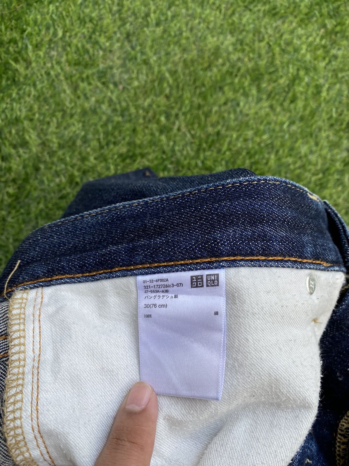 Japanese Brand SHOOT 🔥 Vintage Distressed Selvedge Denim Jeans By Uniqlo Size US 30 / EU 46 - 5 Thumbnail