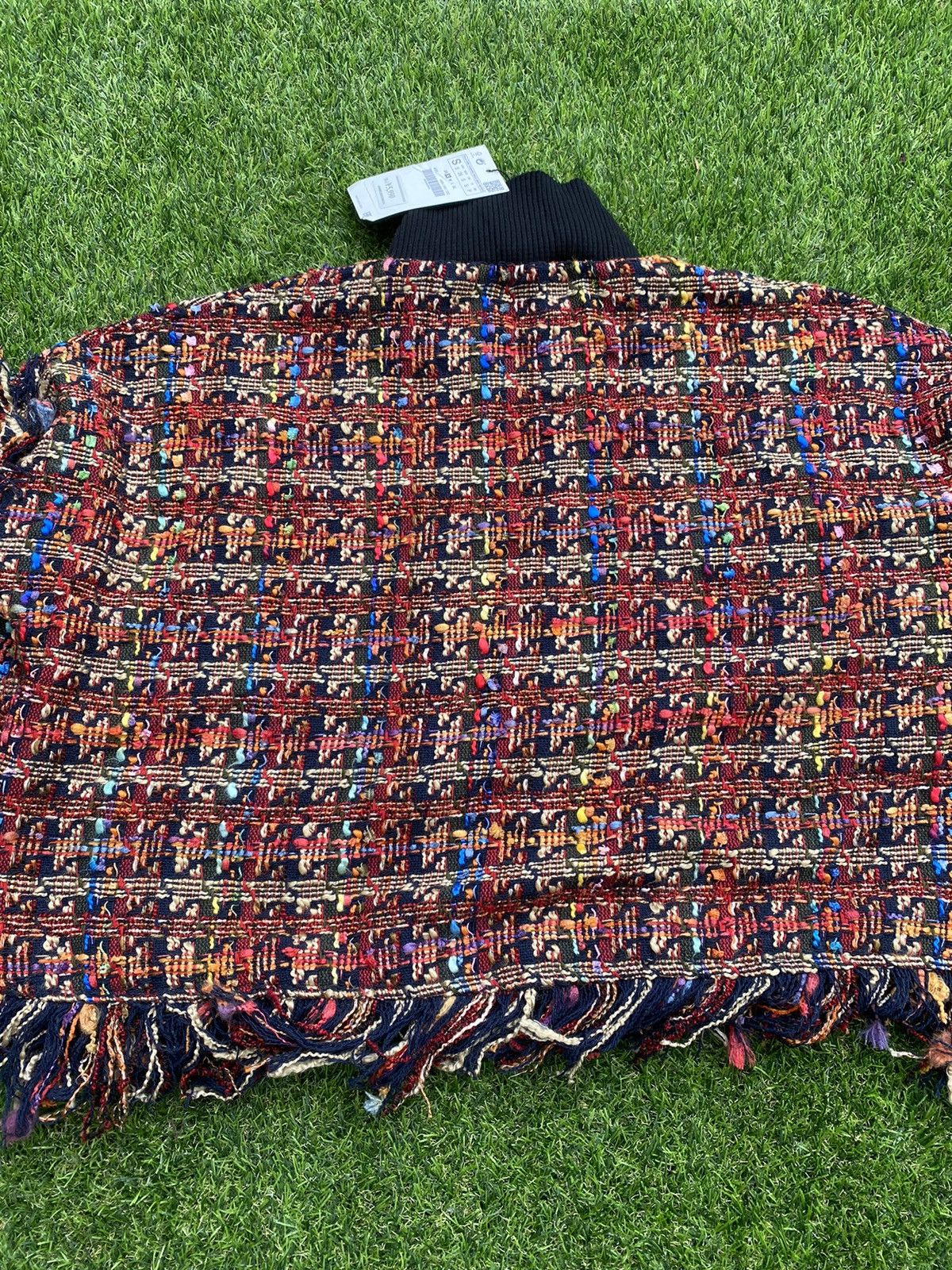 Zara SHOOT 🔥 Cropped Cable Knit Sweater Multicolor By Zara Women Size ONE SIZE - 12 Thumbnail