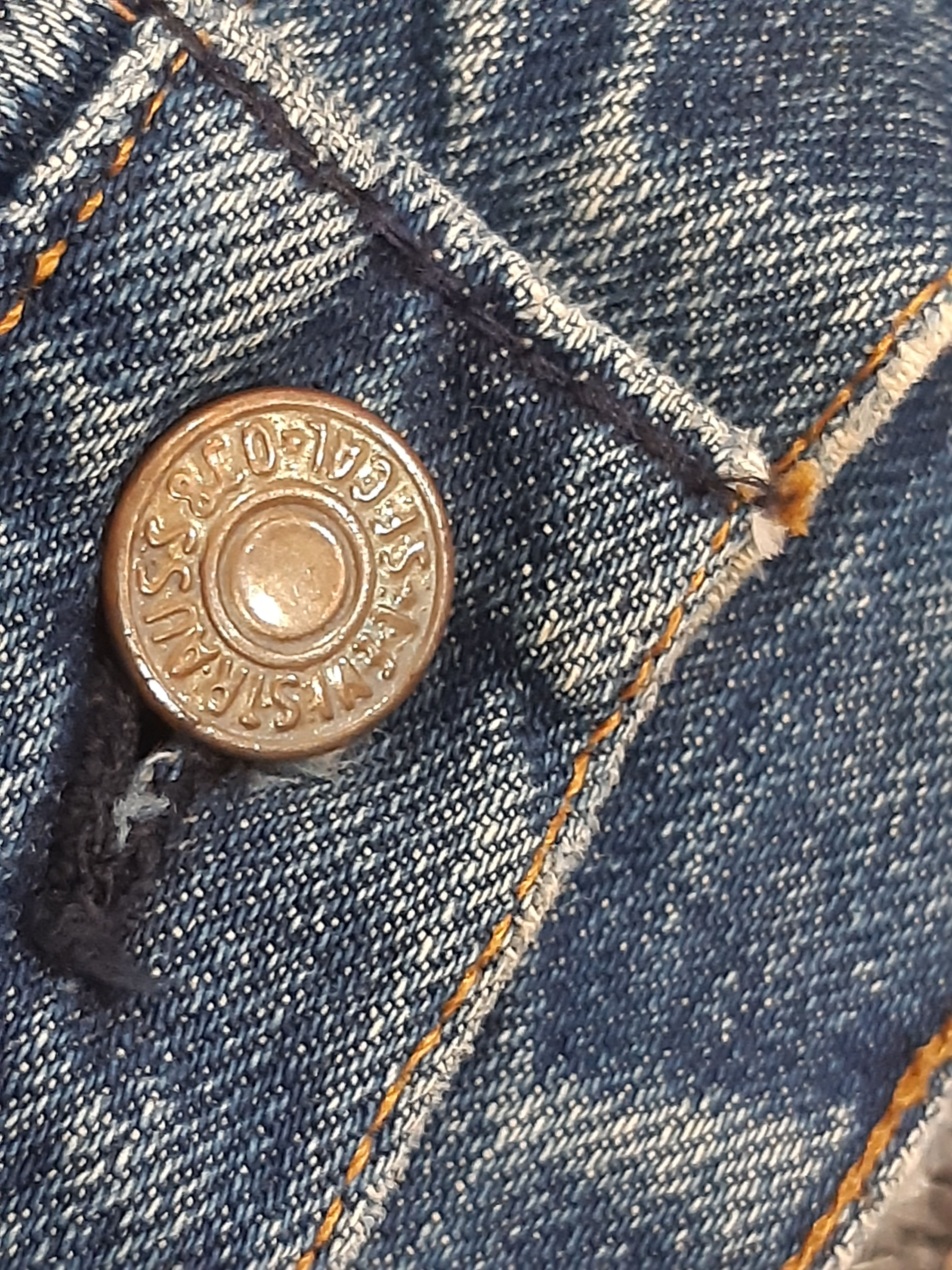 Levi's Levis 646 Bell Bottom Flare Jeans B.E Orange Tab Talon #4 Size US 37 - 3 Thumbnail