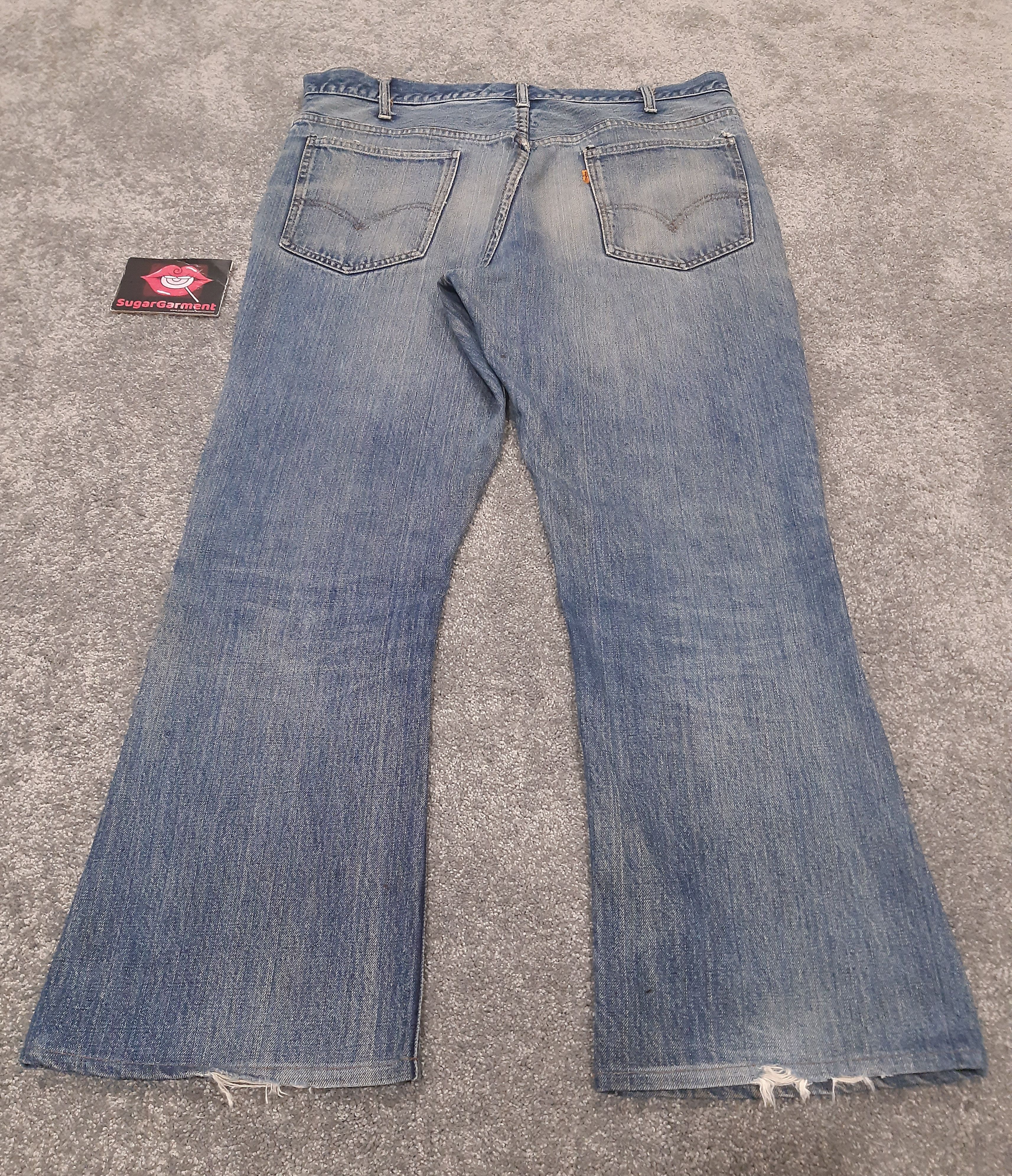 Levi's Levis 646 Bell Bottom Flare Jeans B.E Orange Tab Talon #4 Size US 37 - 15 Thumbnail