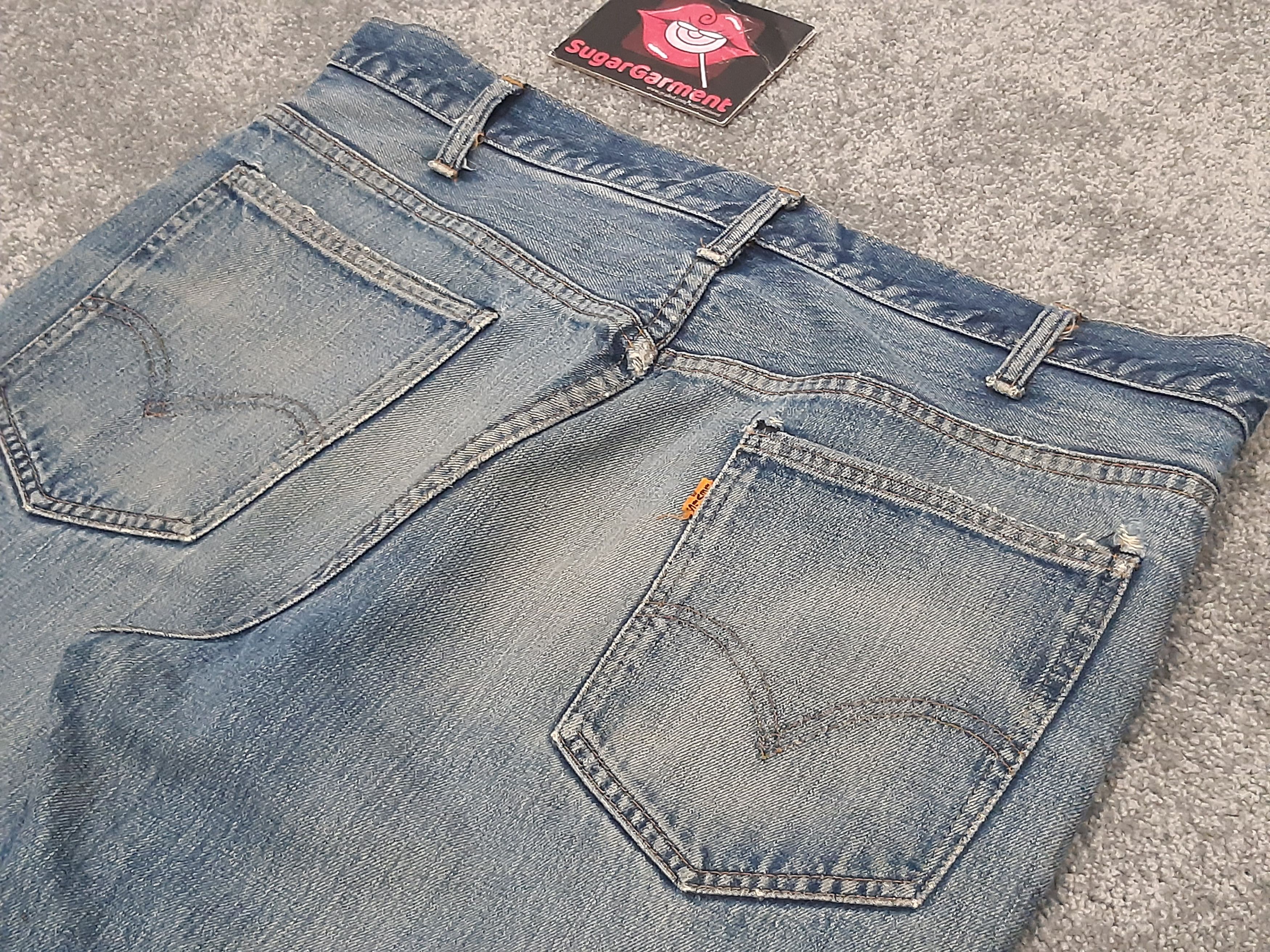 Levi's Levis 646 Bell Bottom Flare Jeans B.E Orange Tab Talon #4 Size US 37 - 14 Thumbnail