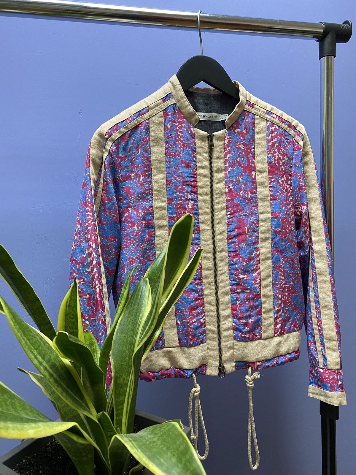 See by Chloe See by Chloe Women Light Jacket Silk Luxury Floral print Size XS / US 0-2 / IT 36-38 - 5 Thumbnail