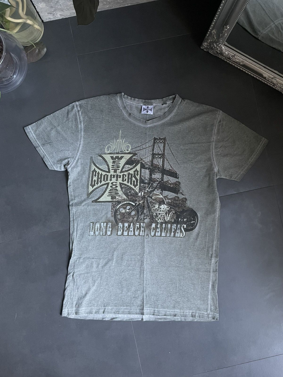 Vintage Vintage Rare west coast choppers long beach Tee Size US L / EU 52-54 / 3 - 3 Thumbnail
